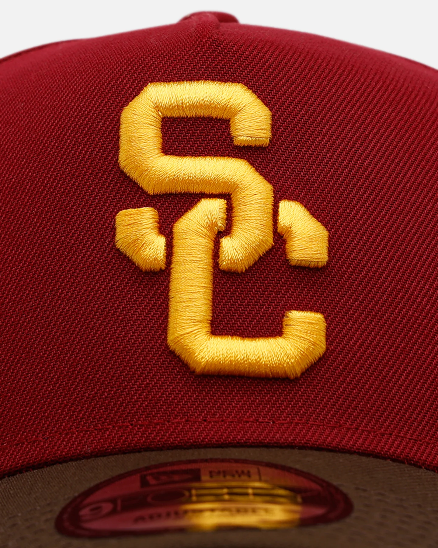 New Era USC Trojans 'Walnut Visor' 9FORTY A-Frame Snapback Walnut - Image 5