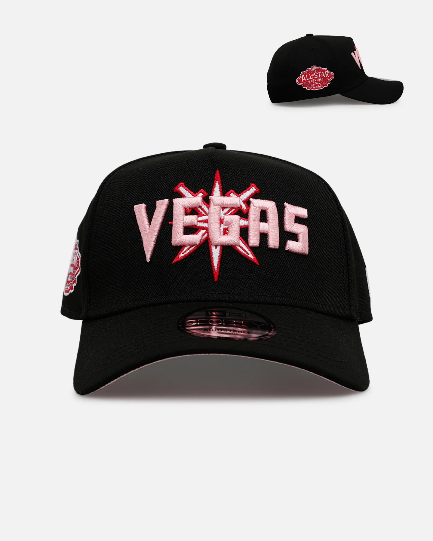 New Era Vegas Golden Knights 'Black And Pink' 9FORTY A-Frame Snapback Black/Pink
