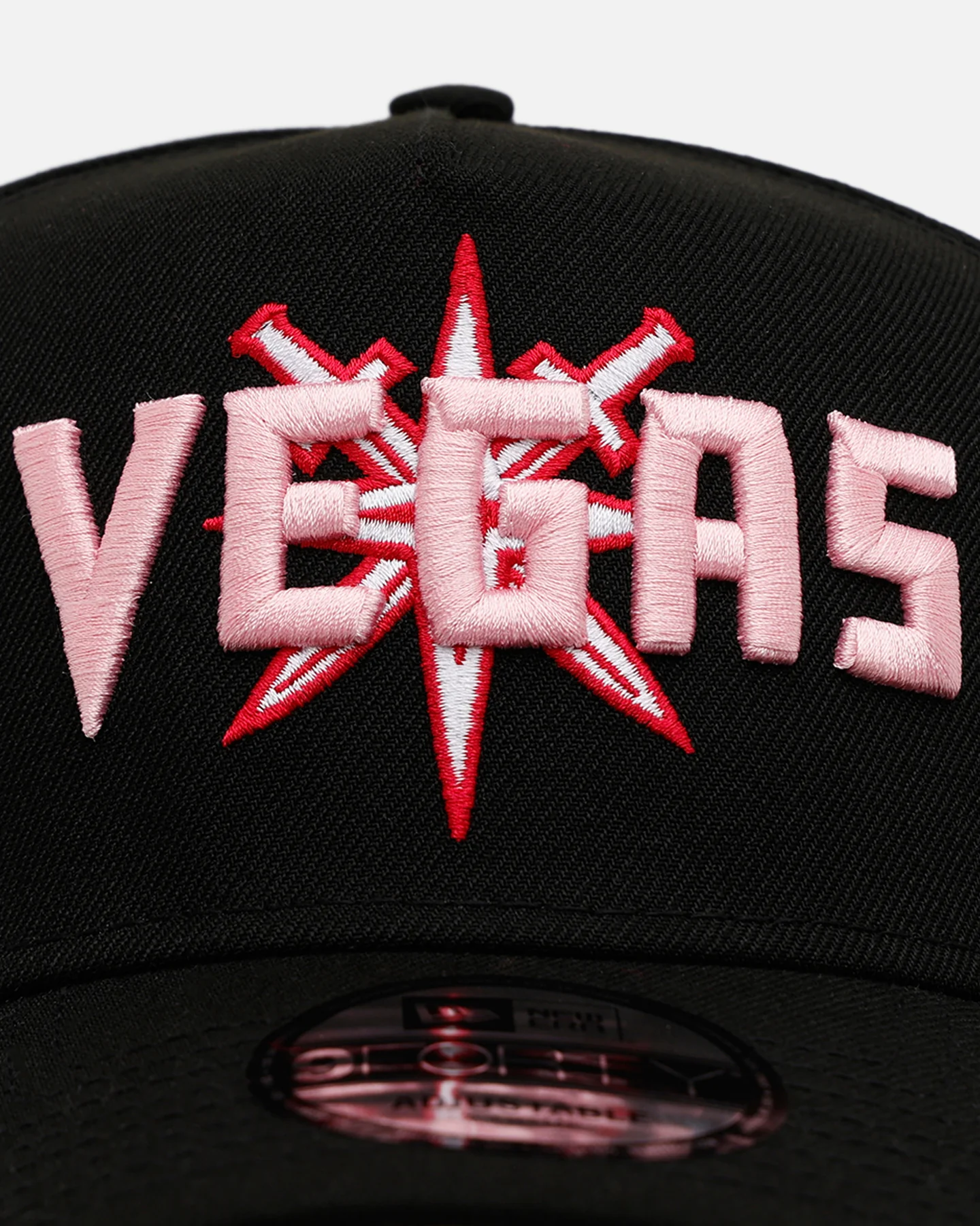 New Era Vegas Golden Knights 'Black And Pink' 9FORTY A-Frame Snapback Black/Pink - Image 5