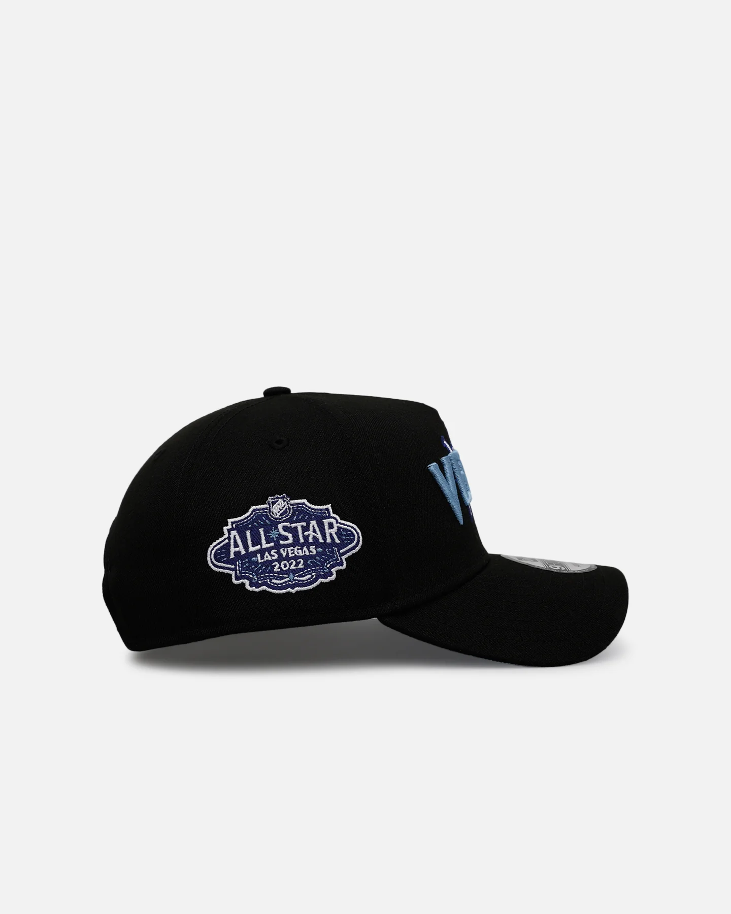 New Era Vegas Golden Knights 'Black And Sky Blue' 9FORTY A-Frame Snapback Black/Sky Blue - Image 3