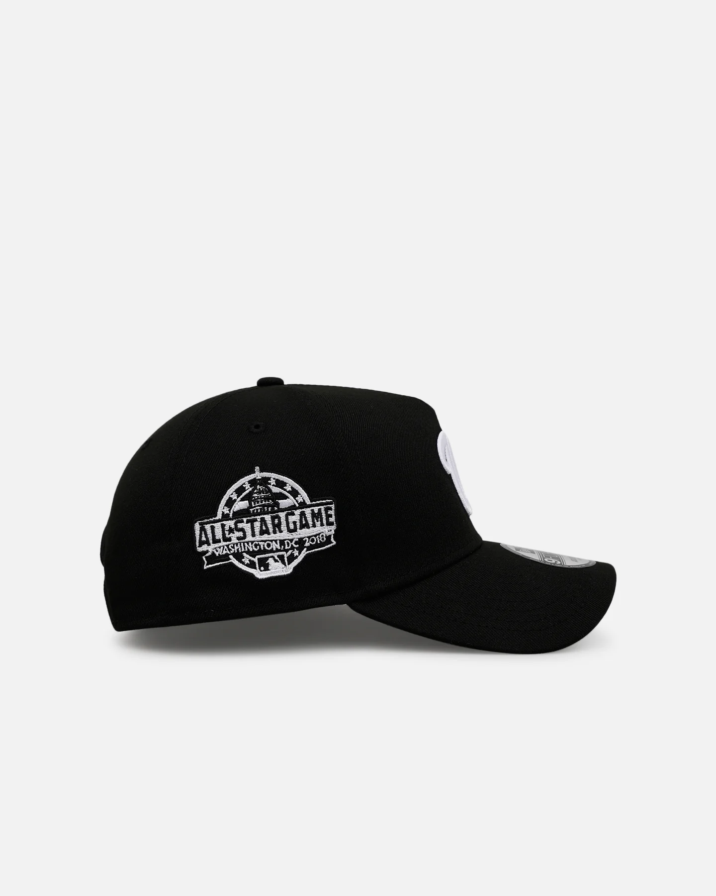New Era Washington Nationals 'Black And White' 9FORTY A-Frame Snapback Black/White - Image 3