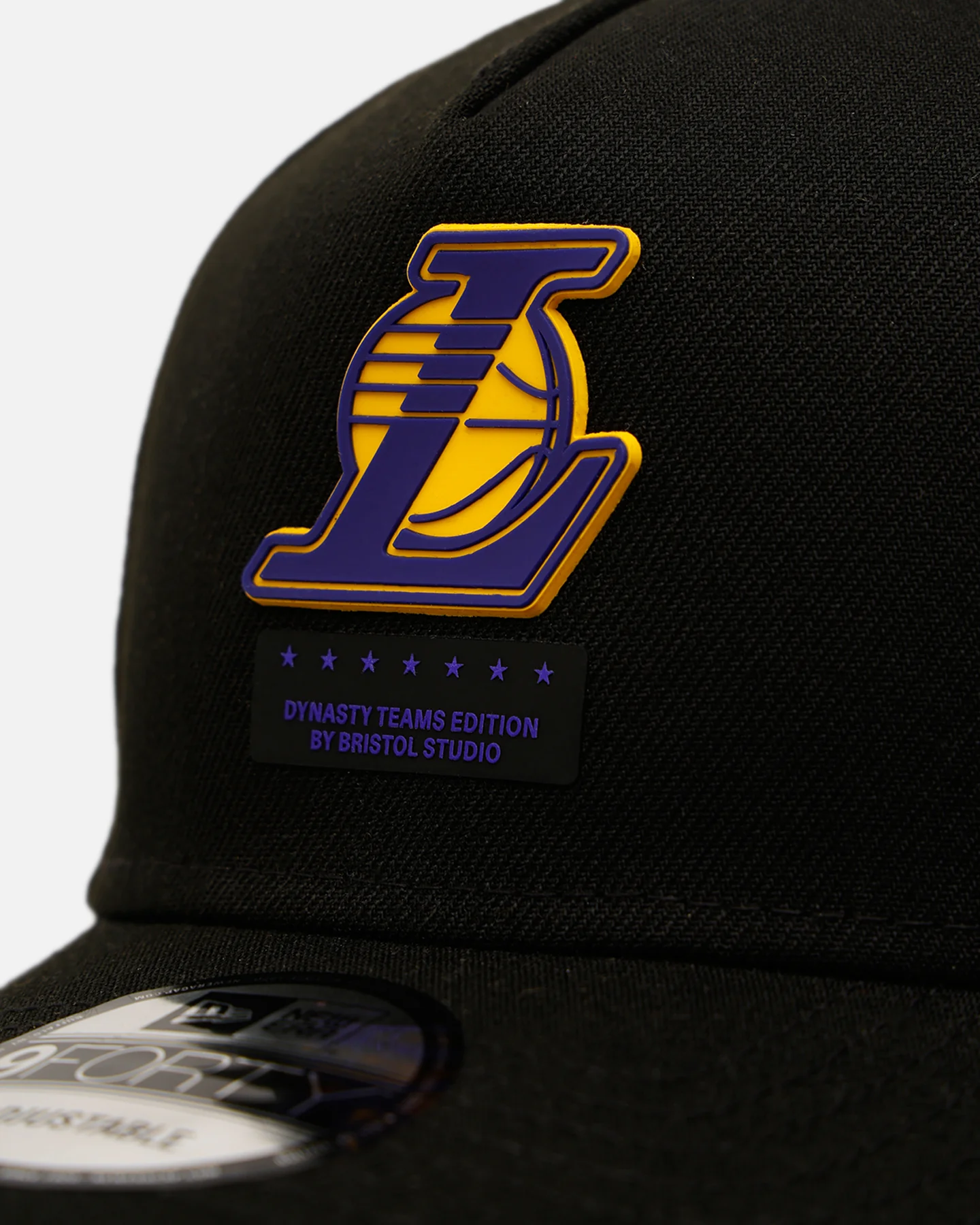 New Era X Bristol Studio Los Angeles Lakers 'Teams Edition' 9FORTY Snapback Black - Image 7