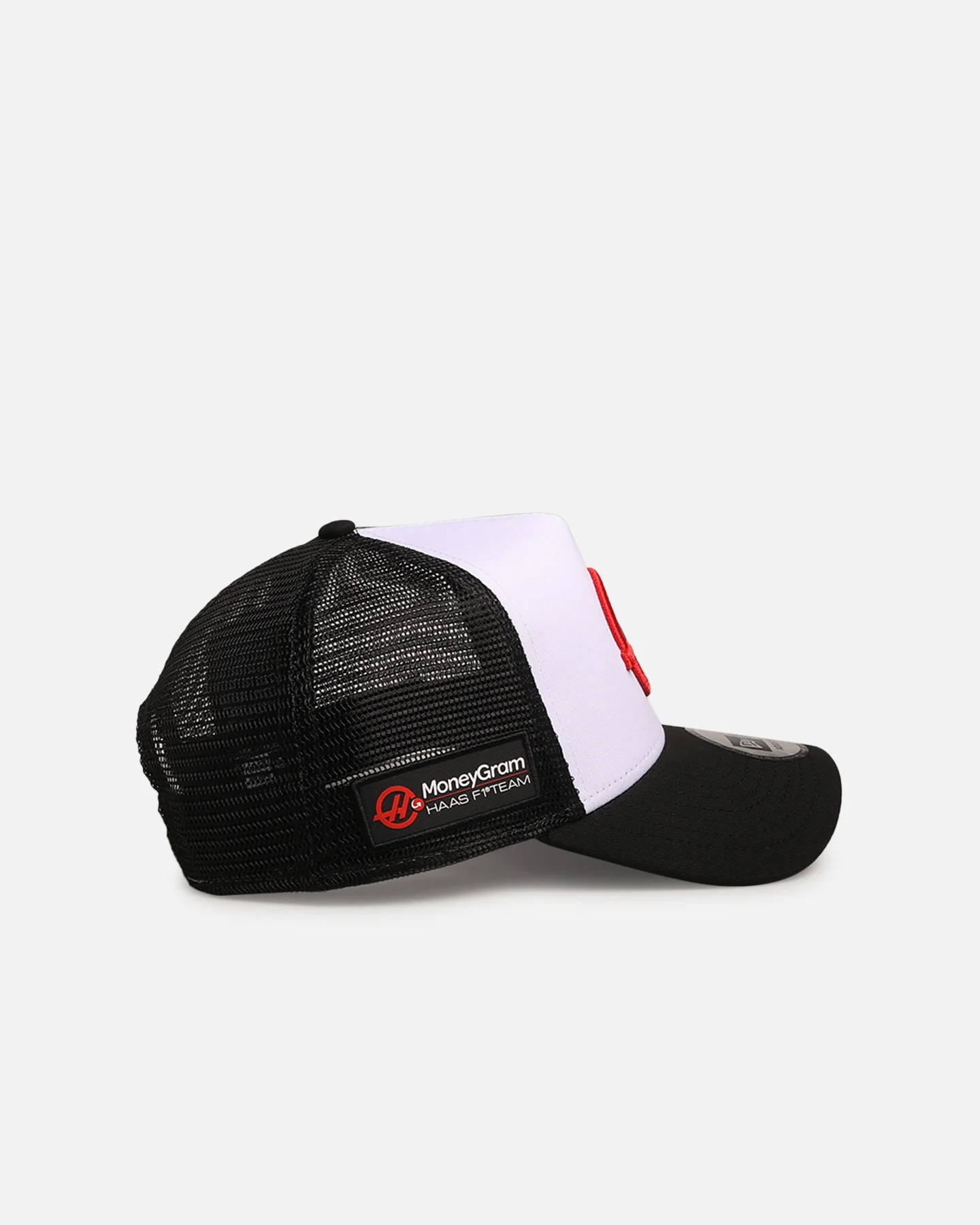 New Era X Haas F1 9FORTY A-Frame Trucker Snapback Black - Image 3