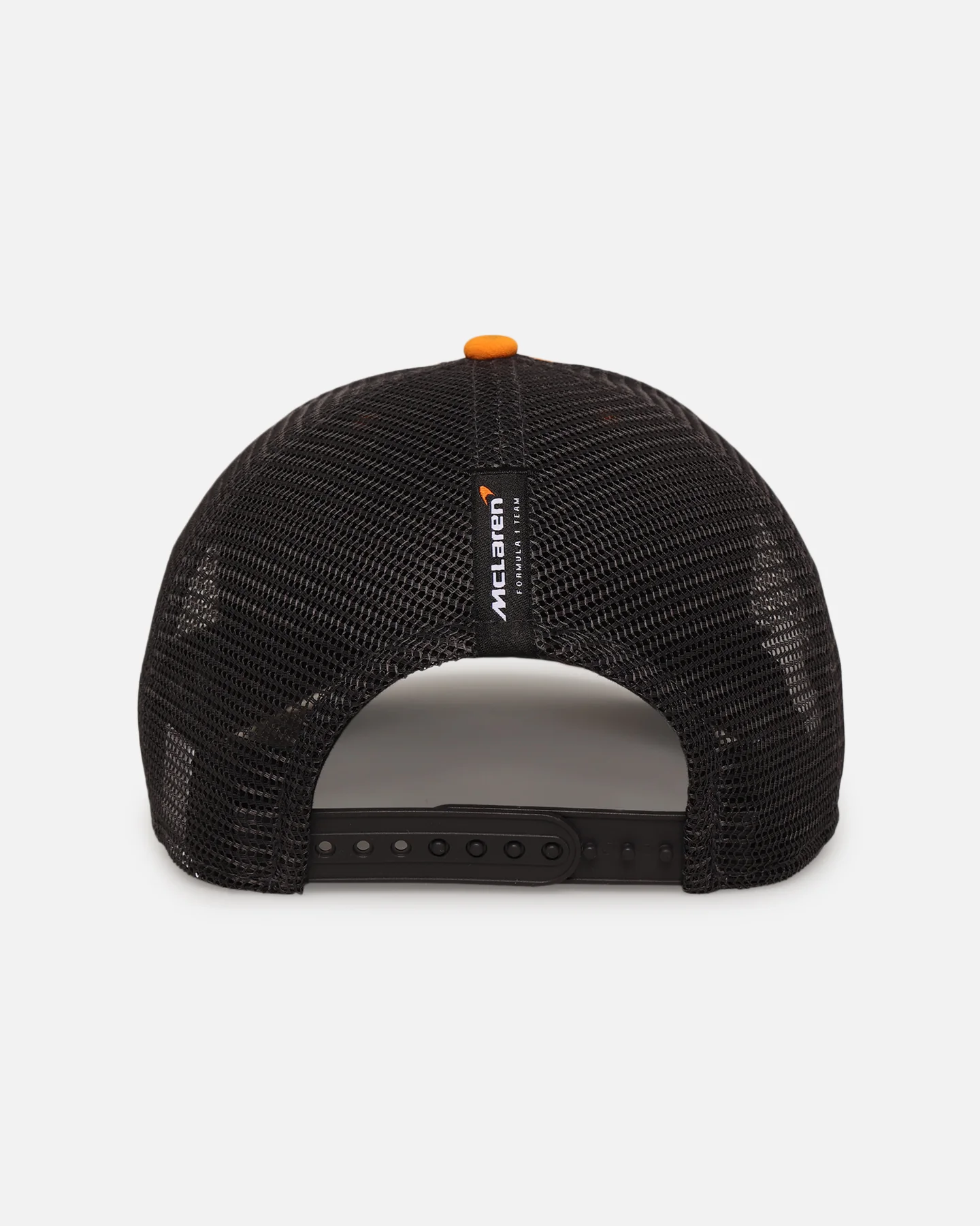 New Era X McLaren Racing Norris 9SEVENTY Trucker Snapback Medium Orange - Image 2