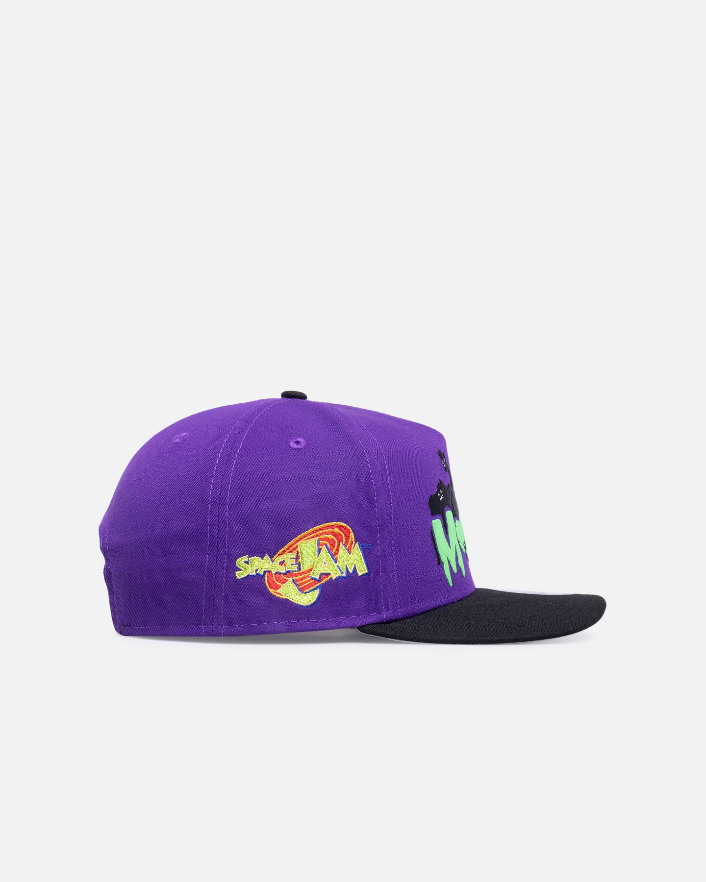 New Era X Space Jam Monstars 30th Anniversary 9FIFTY A-Frame Snapback Purple/Black - Image 3