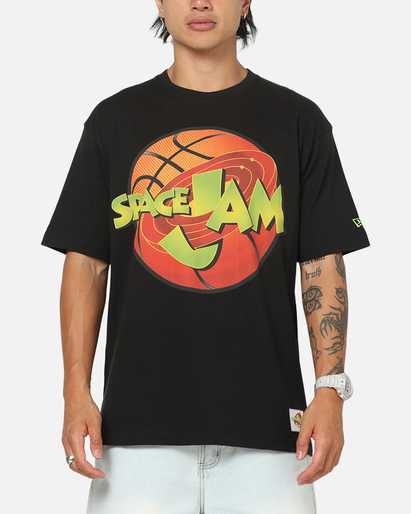 New Era X Space Jam T-Shirt Black - Image 2