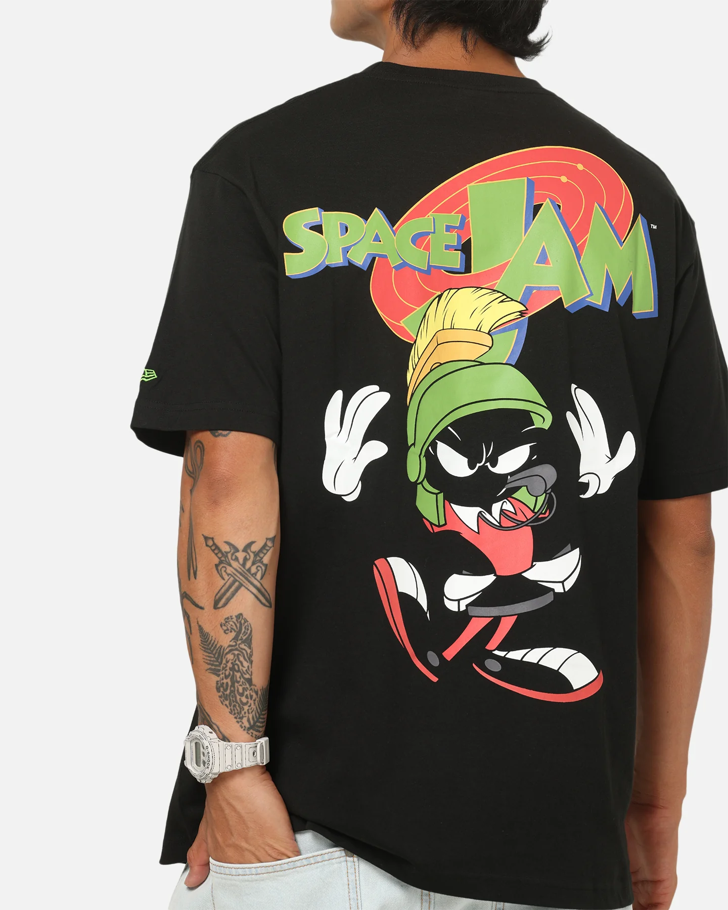 New Era X Space Jam T-Shirt Black - Image 7