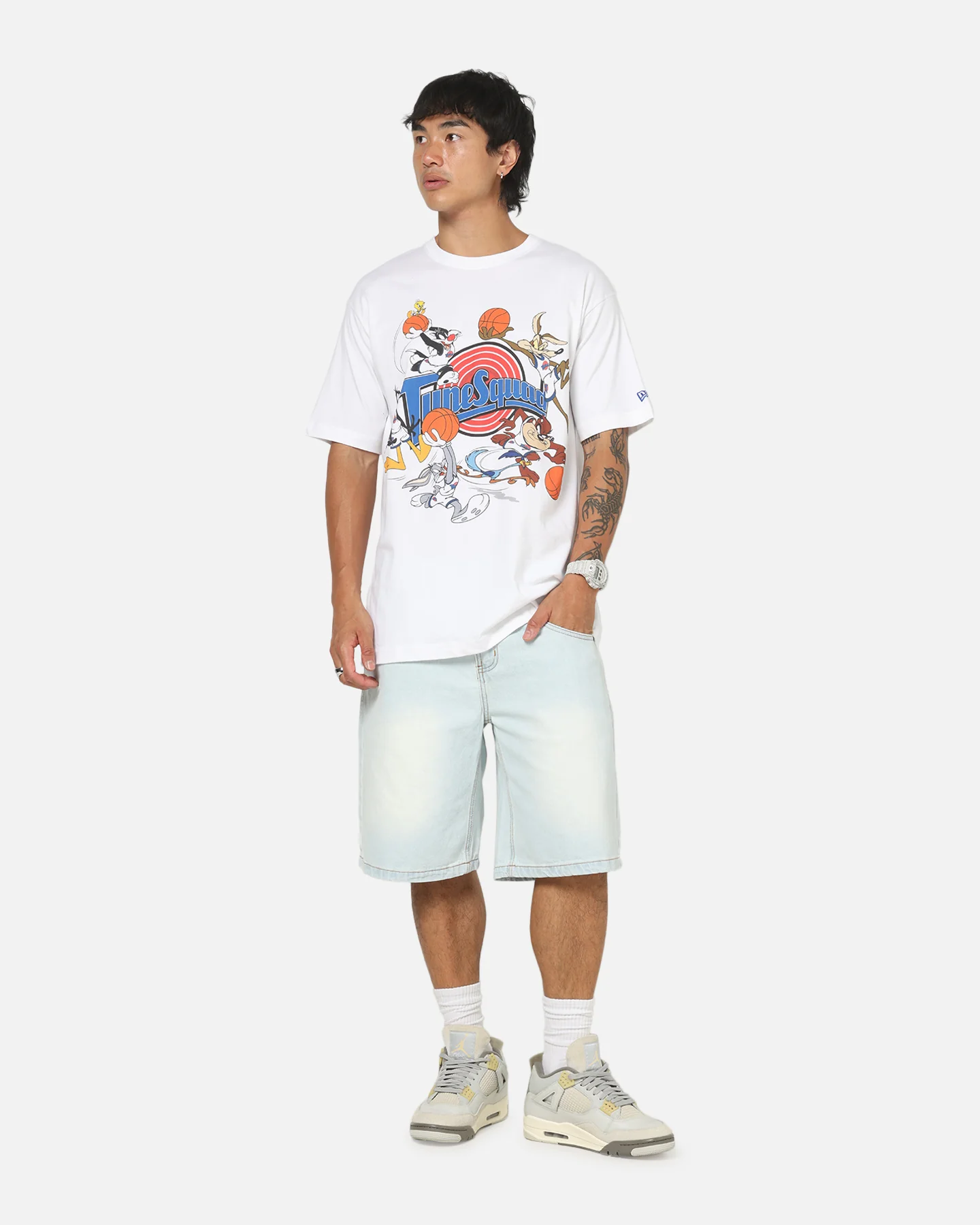New Era X Space Jam Tune Squad T-Shirt White - Image 2