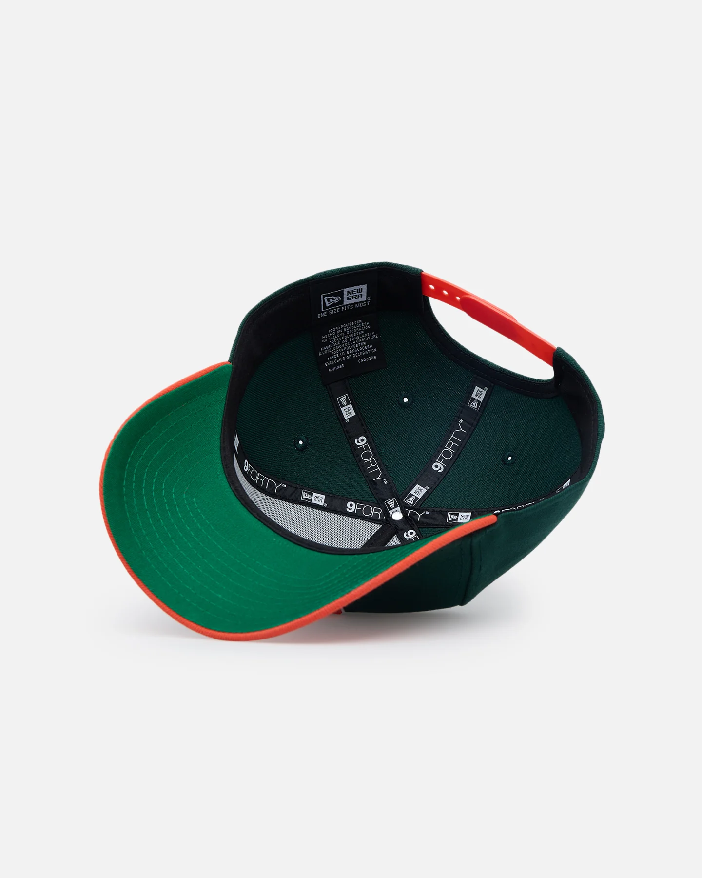 New Era Yucatan Leones "Liga Mexicana De Beisbol" 9FORTY Snapback Green/Orange - Image 6
