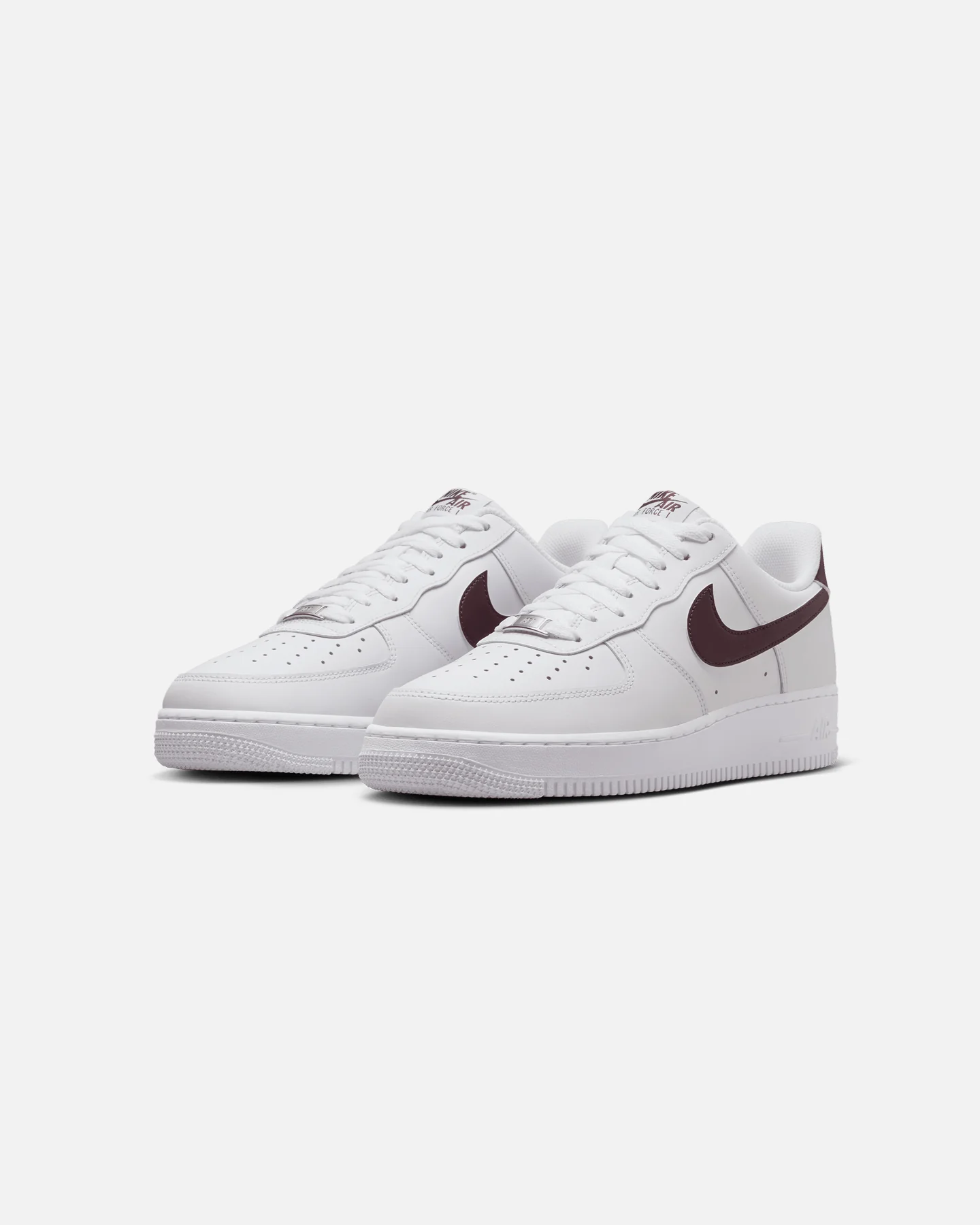 Nike Air Force 1 '07 Essentials White/Burgundy - Image 2