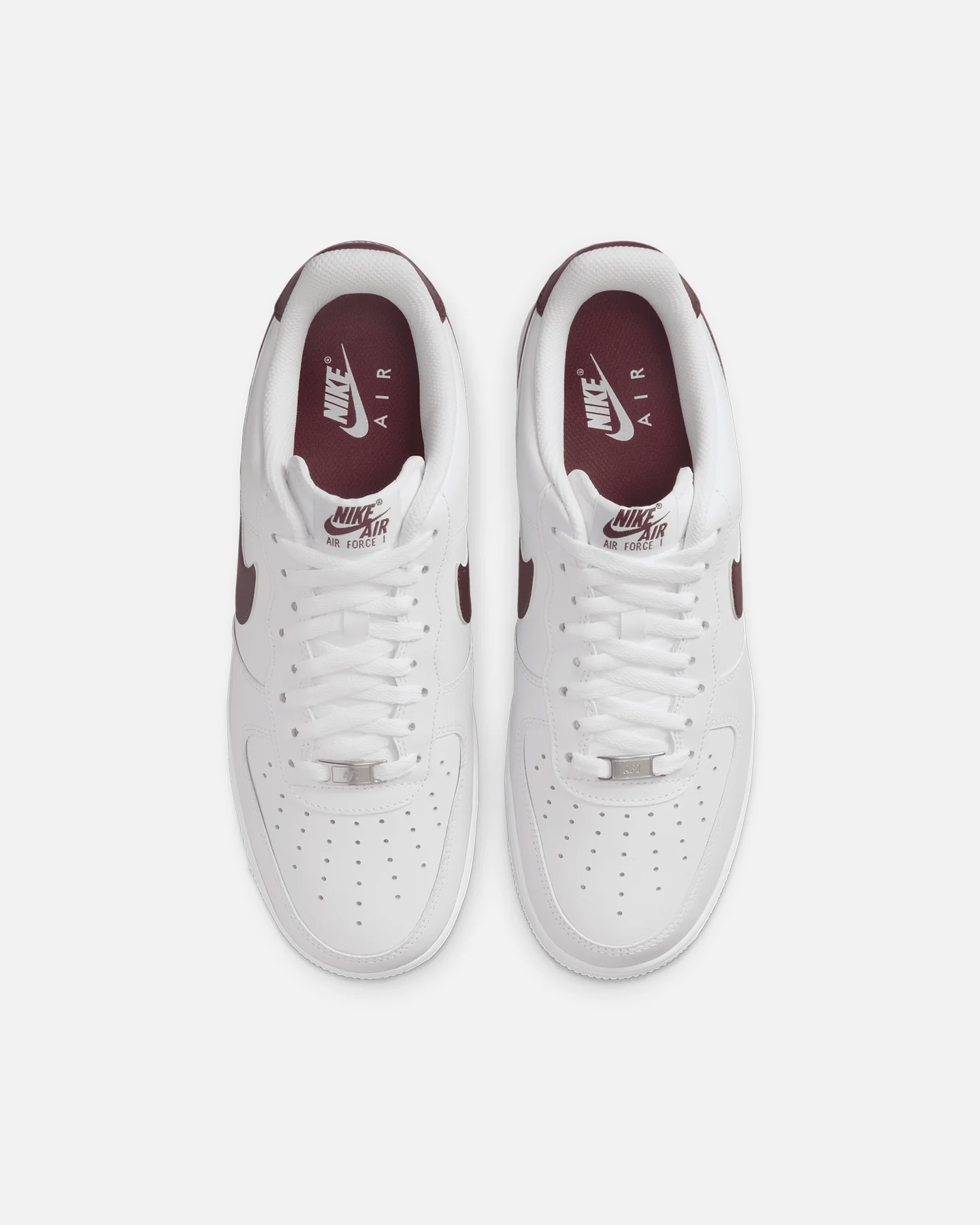 Nike Air Force 1 '07 Essentials White/Burgundy - Image 7