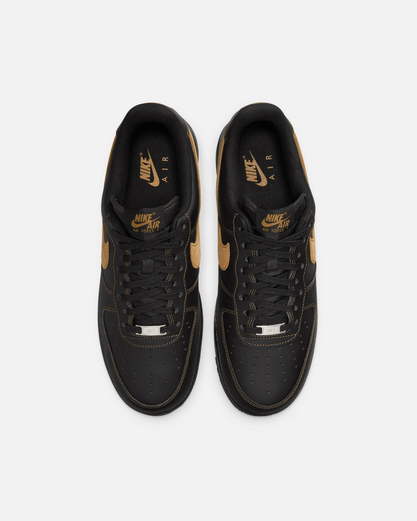 Nike Air Force 1 '07 LV8 Black/Orchre - Image 7