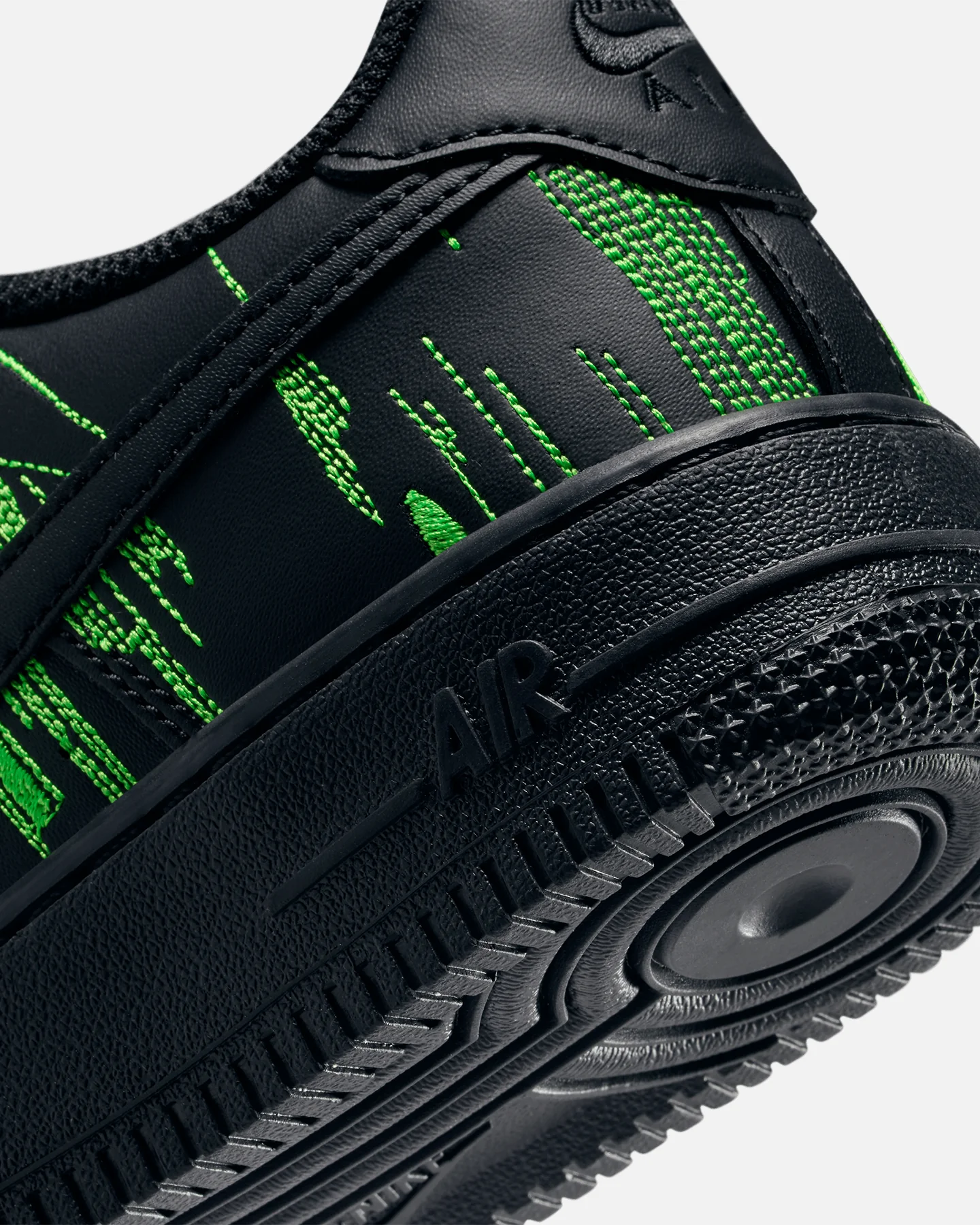 Nike Air Force 1 LV8 4 (GS) Black/Black - Image 8