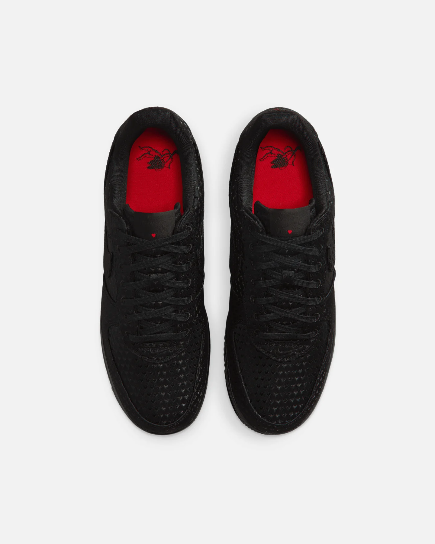 Nike Air Force 1 Retro "Valentine’s Day" Black/Black - Image 7