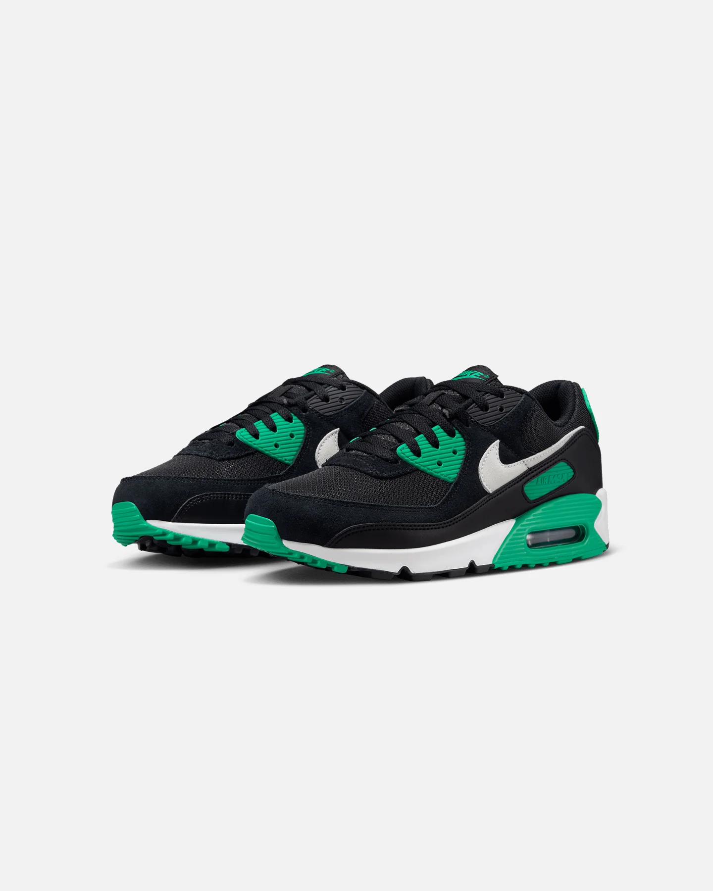 Nike Air Max 90 Black/White/Green - Image 2
