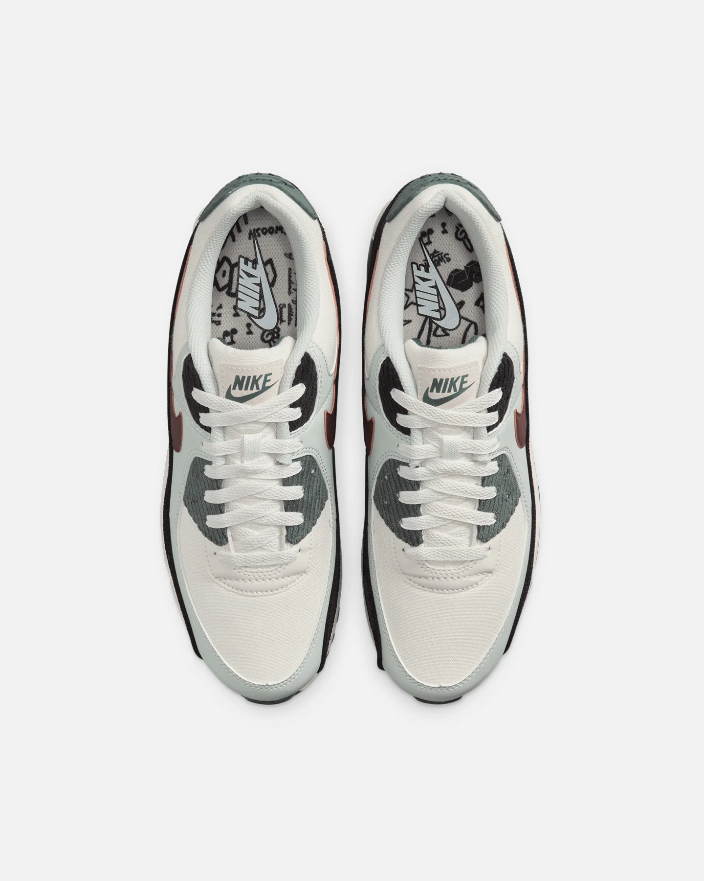 Nike Air Max 90 Premium Phantom/Burgundy - Image 7
