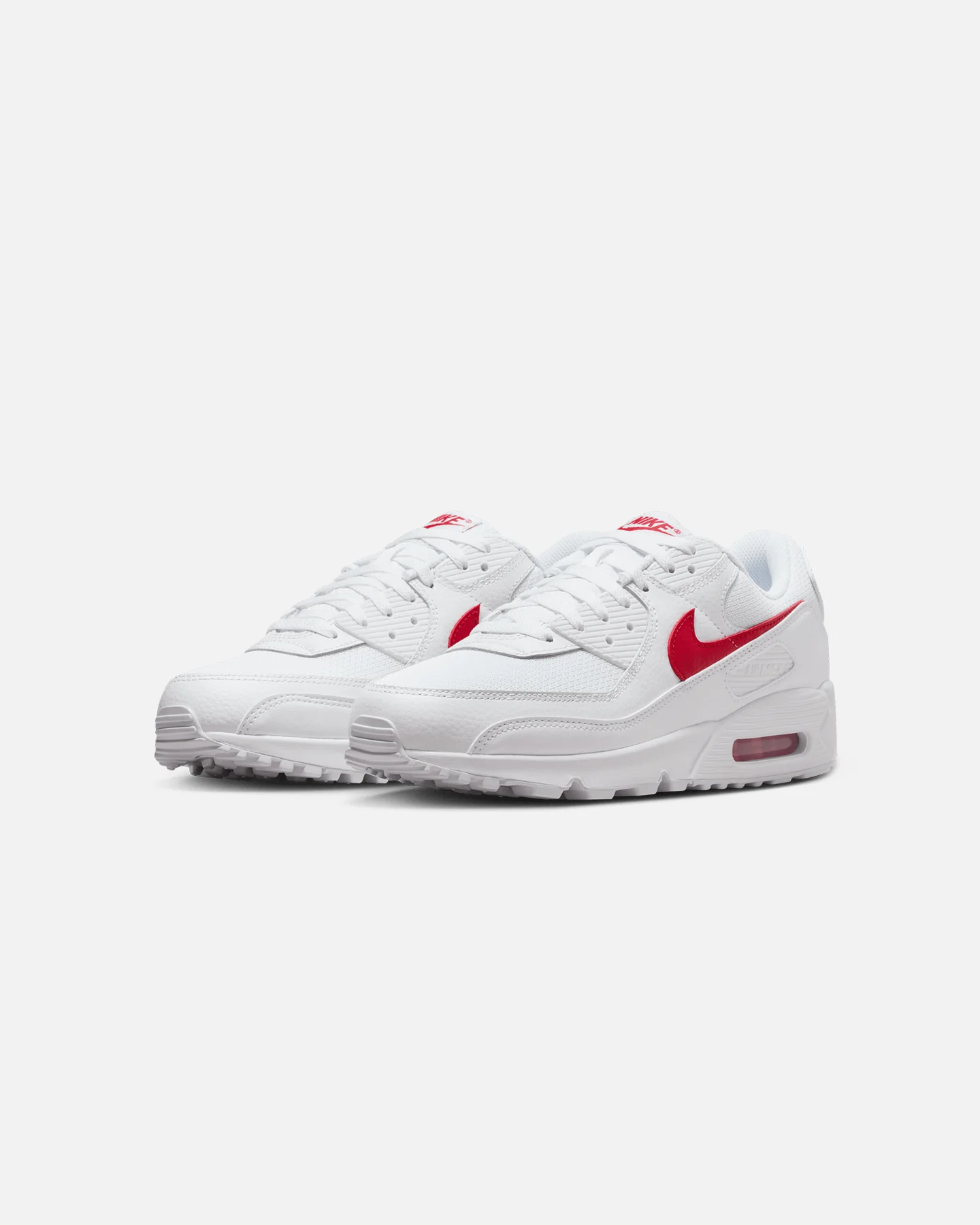 Nike Air Max 90 White/Red - Image 2