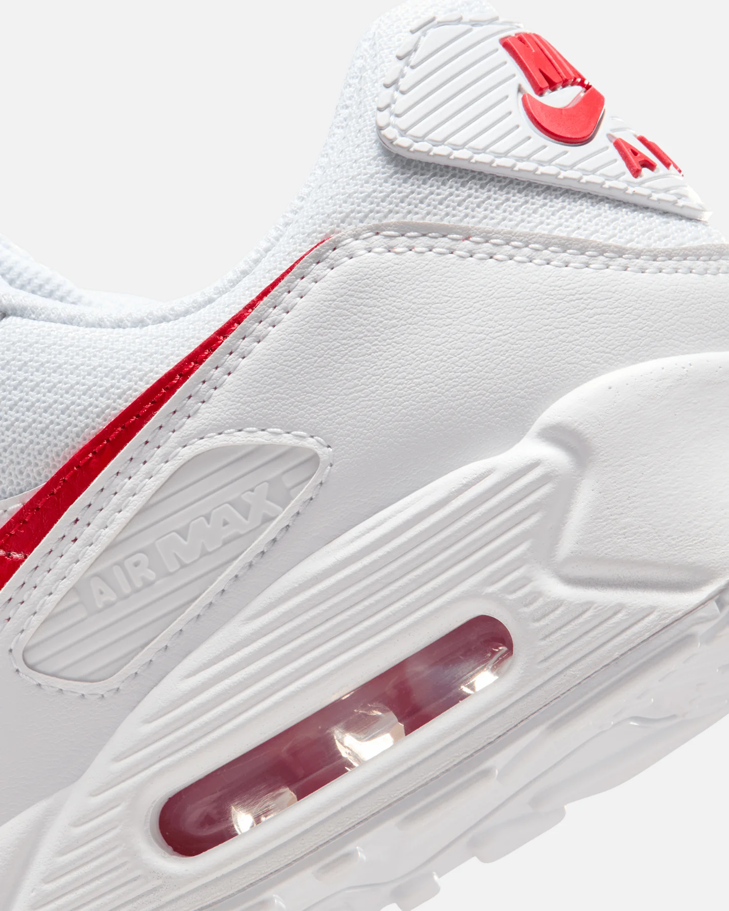 Nike Air Max 90 White/Red - Image 8