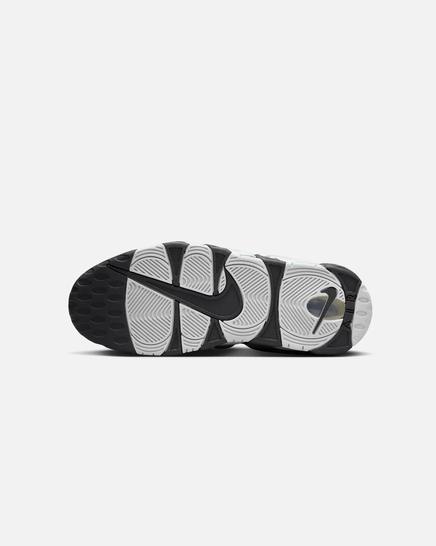 Nike Air More Uptempo Low Black/Photon Dust-Metallic Silver - Image 5
