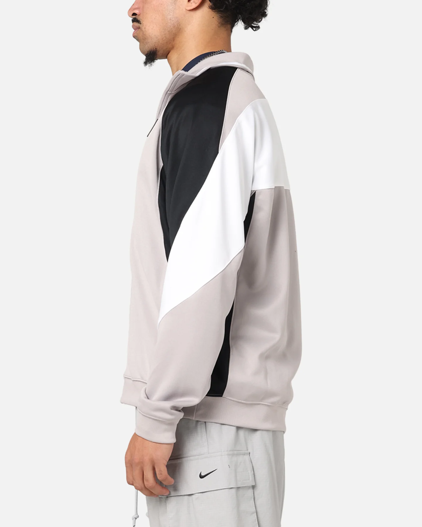 Nike Air Poly-Knit Zip Jacket Grey/Black - Image 5