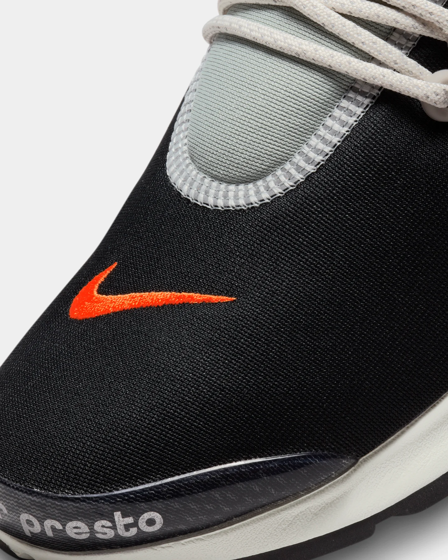 Nike Air Presto PRM Black/Team Orange - Image 6