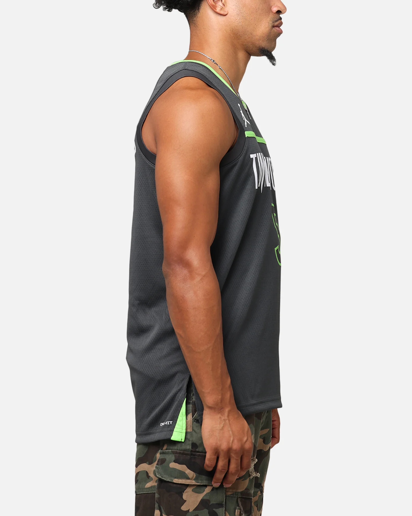 Nike Anthony Edwards Minnesota Timberwolves #5 Statement Edition 2022/23 Nike Dri-Fit NBA Swingman Jersey Anthracite - Image 5