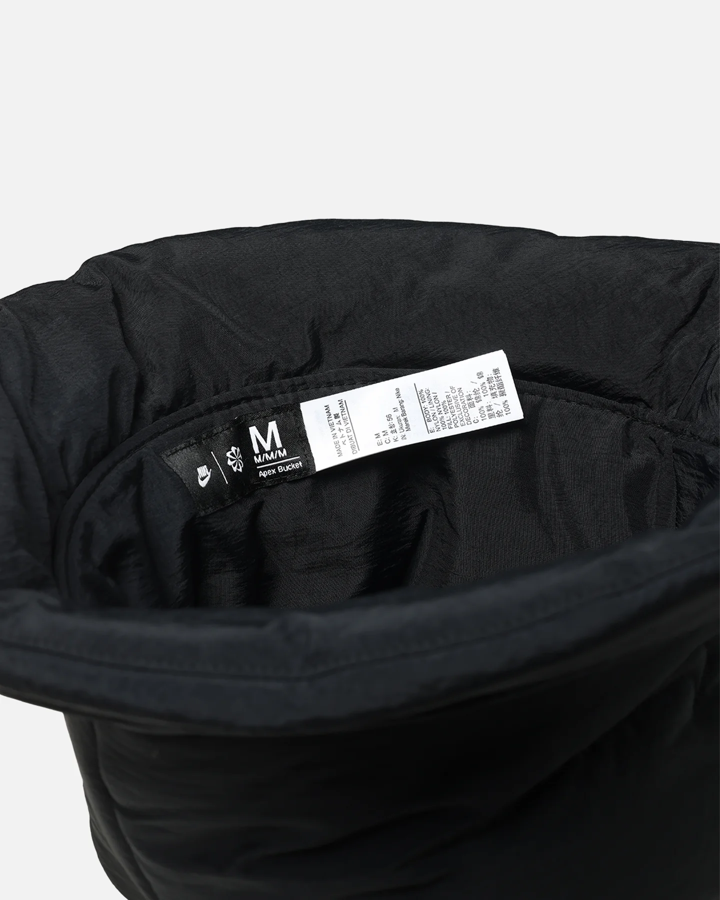 Nike Apex Puffle Bucket Hat Black/Black - Image 6