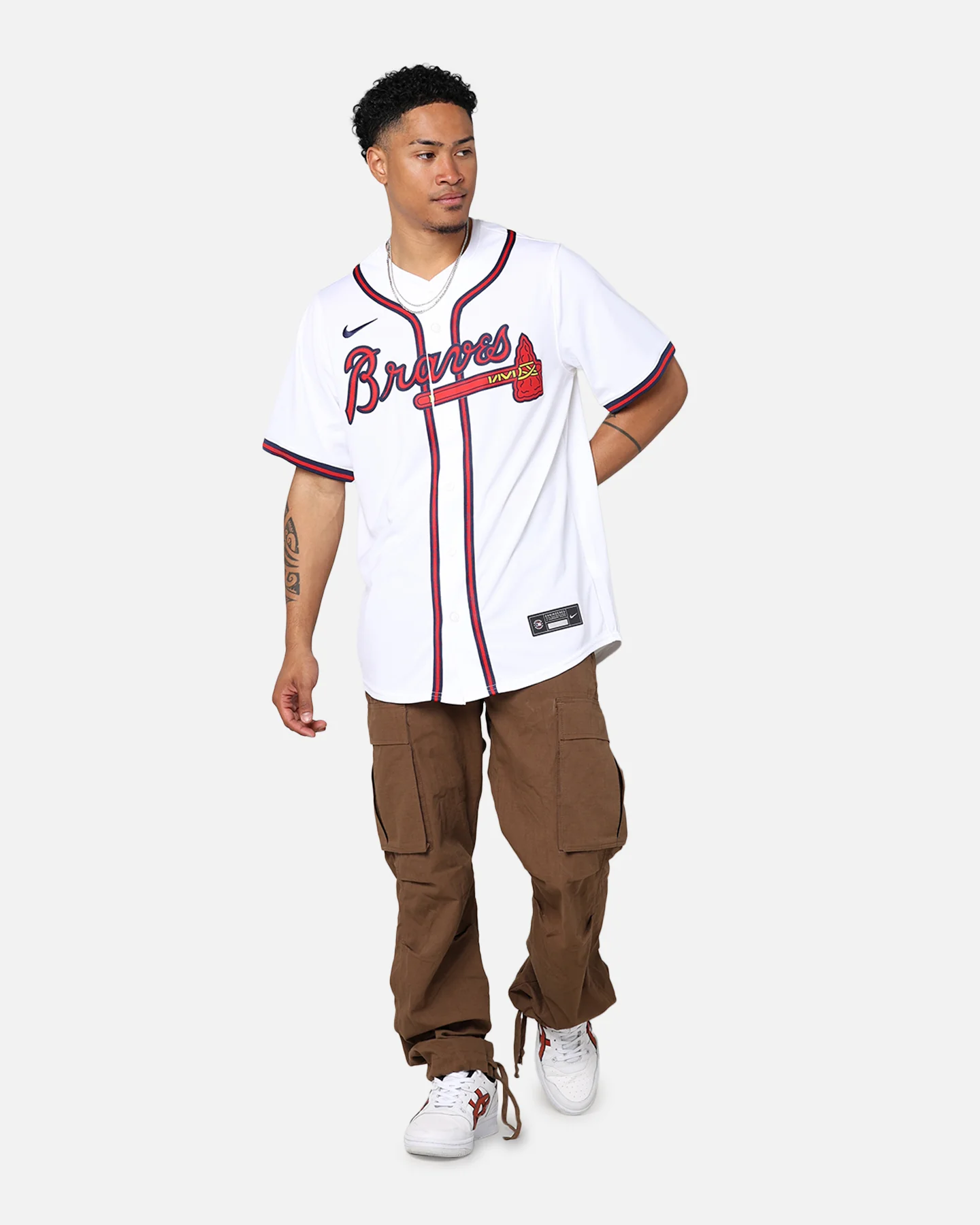 Nike Atlanta Braves Limited Jersey White - Image 6