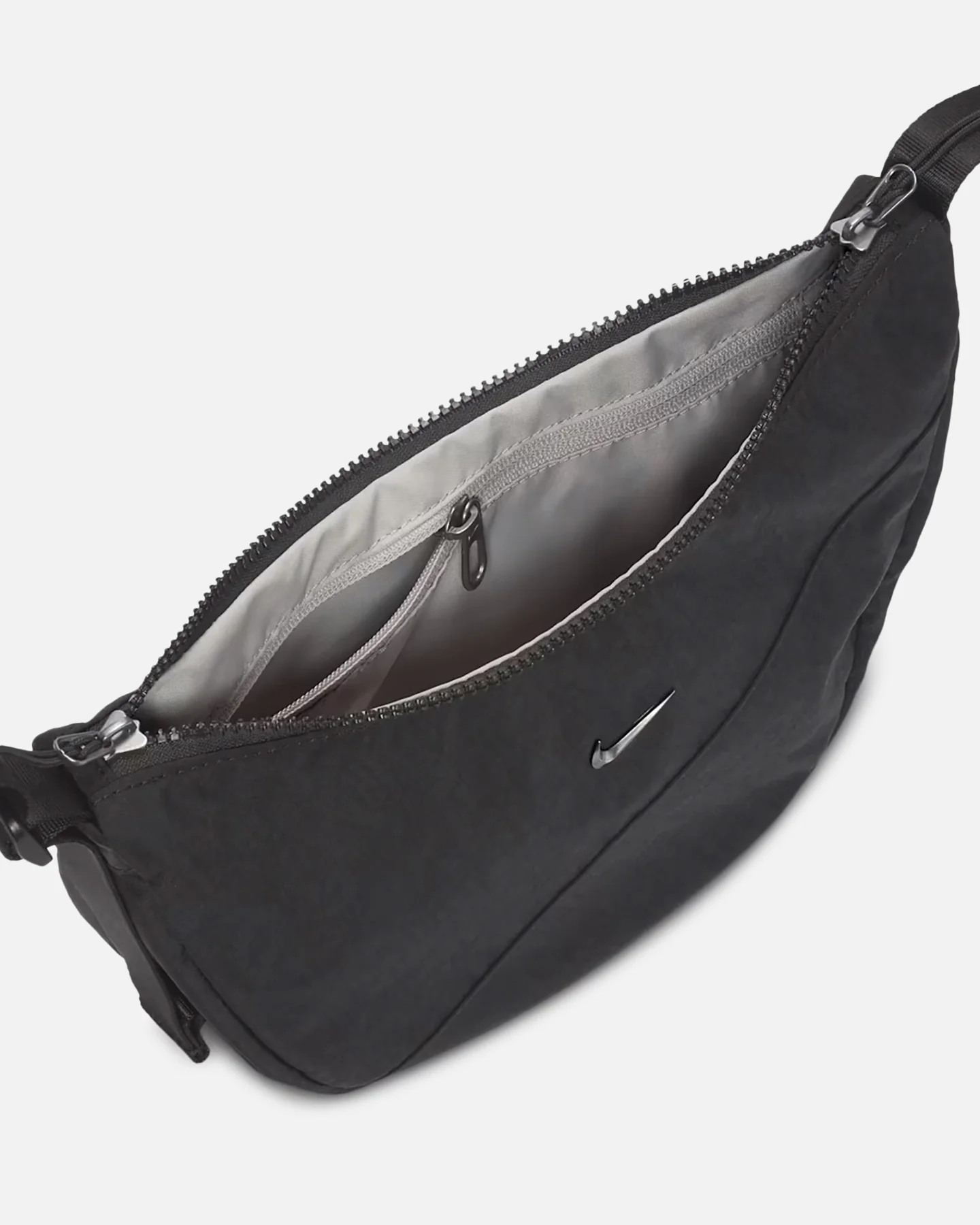 Nike Aura Crescent Crossbody Bag (4L) Black/Black - Image 4