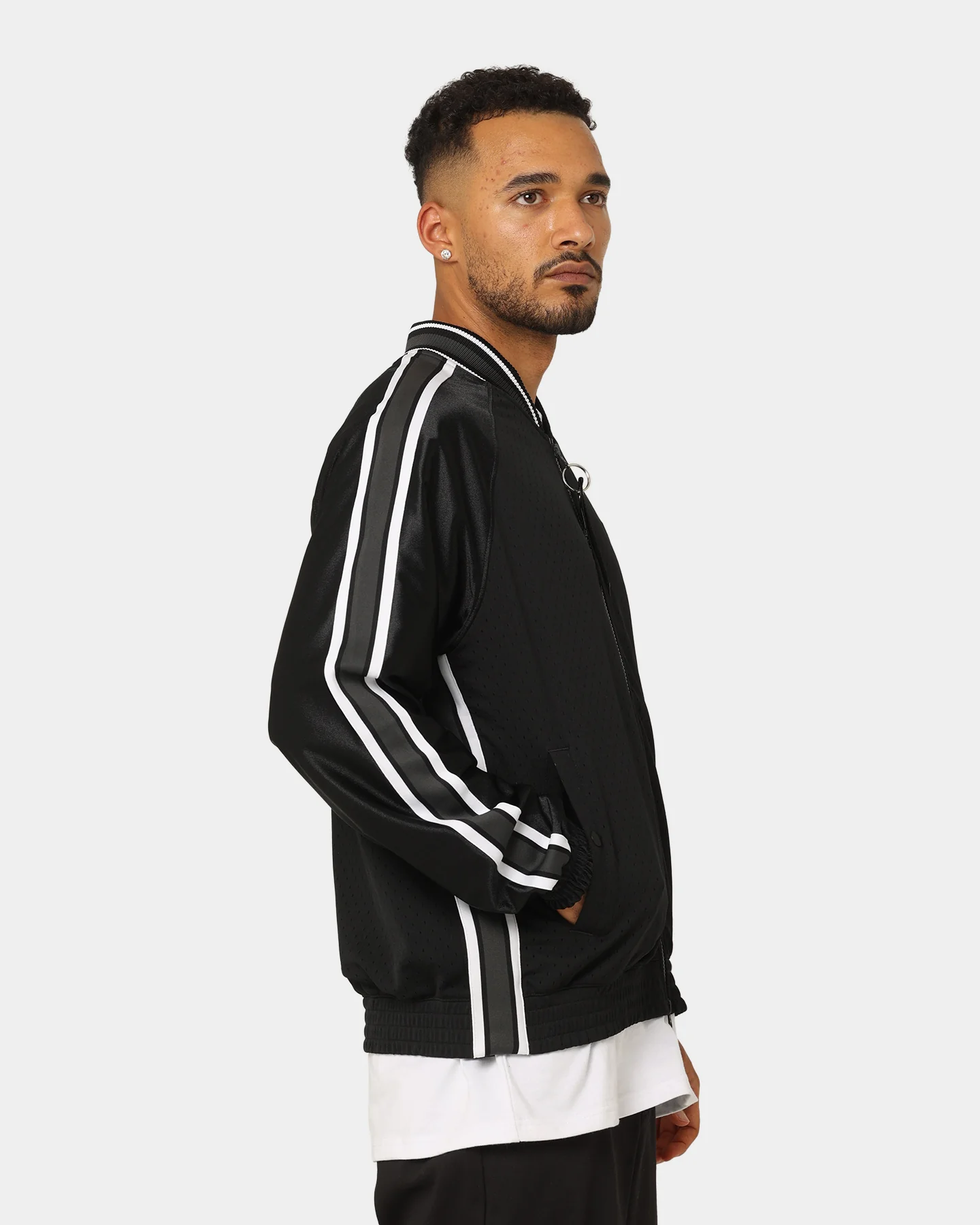 Nike Basketball Circa Jacket Black/Black/White - Image 6