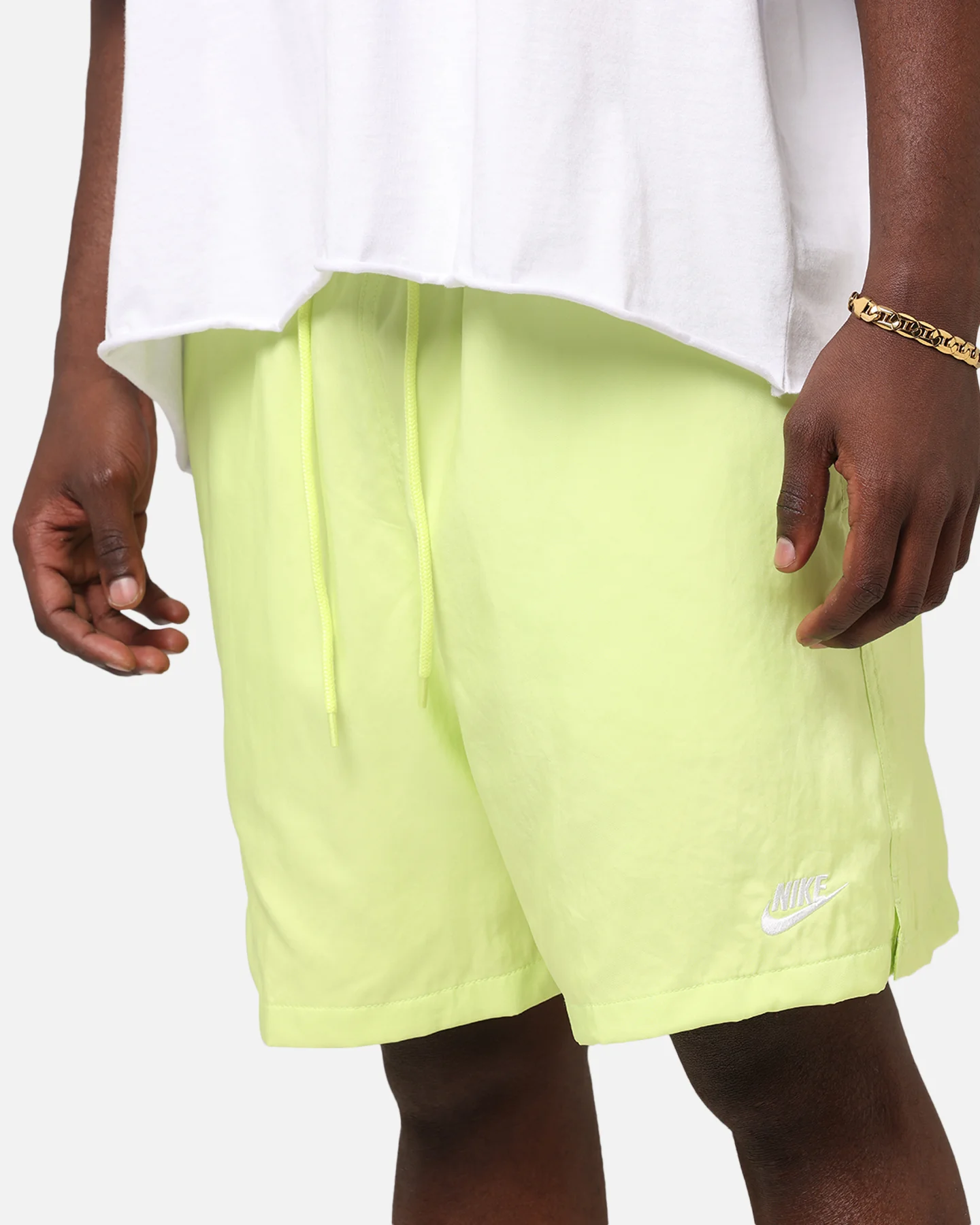 Nike Club Flow Shorts Lemon - Image 3