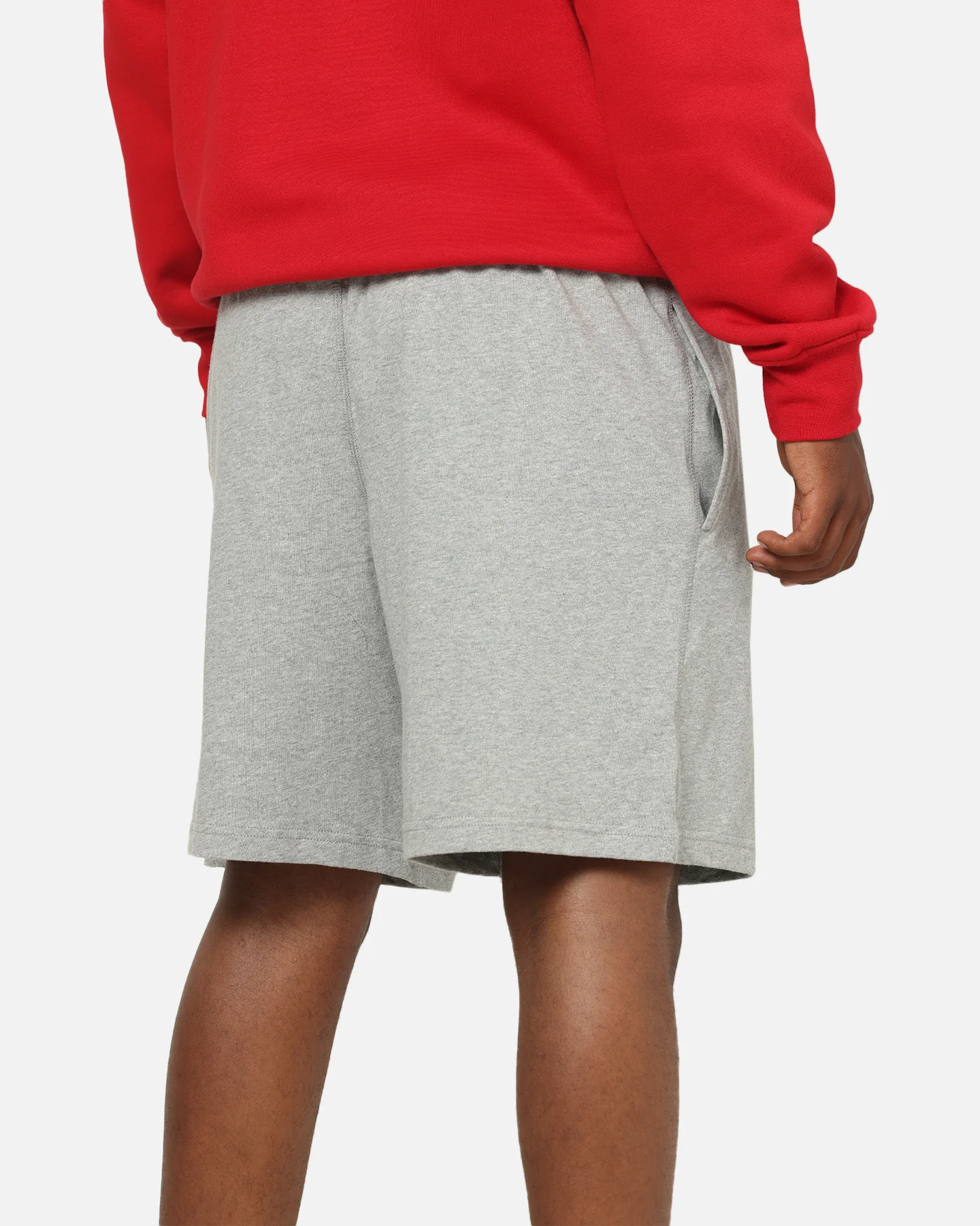 Nike Club Knit Shorts Dark Grey Heather - Image 4