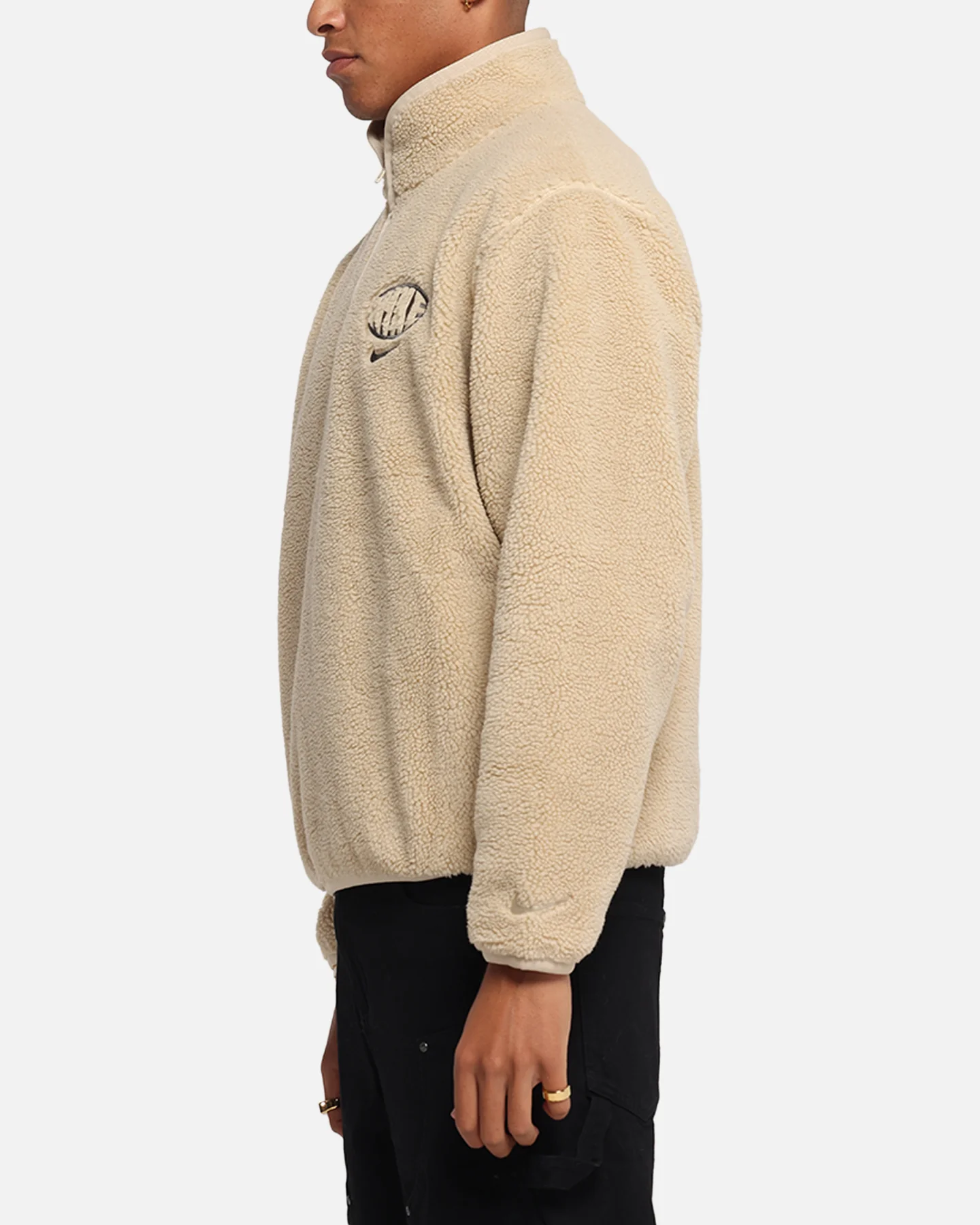Nike Club Sustainable Winterized Half Zip Top Grain/Medium Ash Grey - Image 5