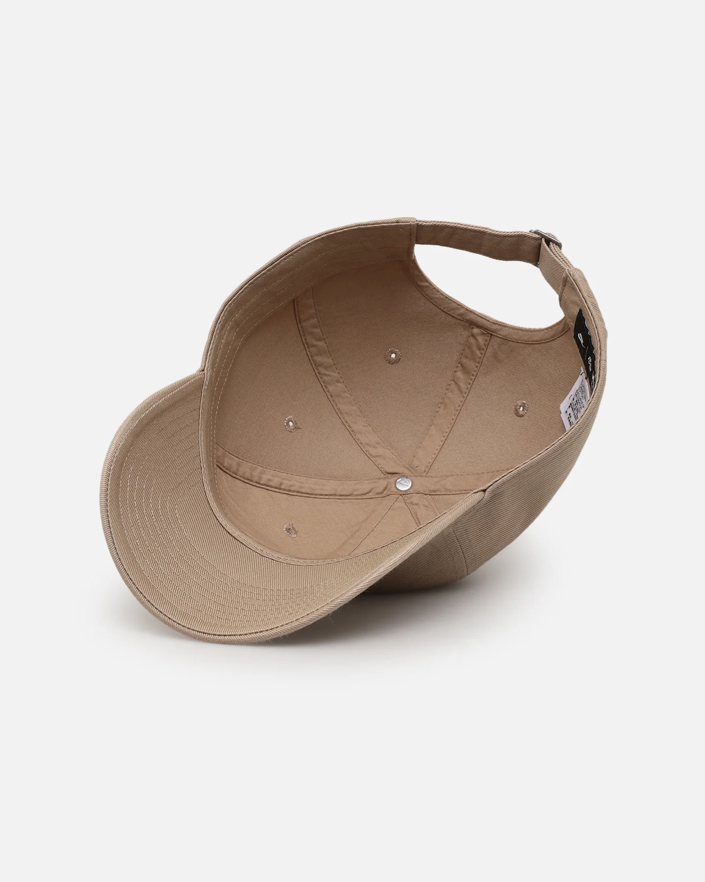 Nike Club Unstructured Futura Wash Strapback Cap Khaki/White - Image 6
