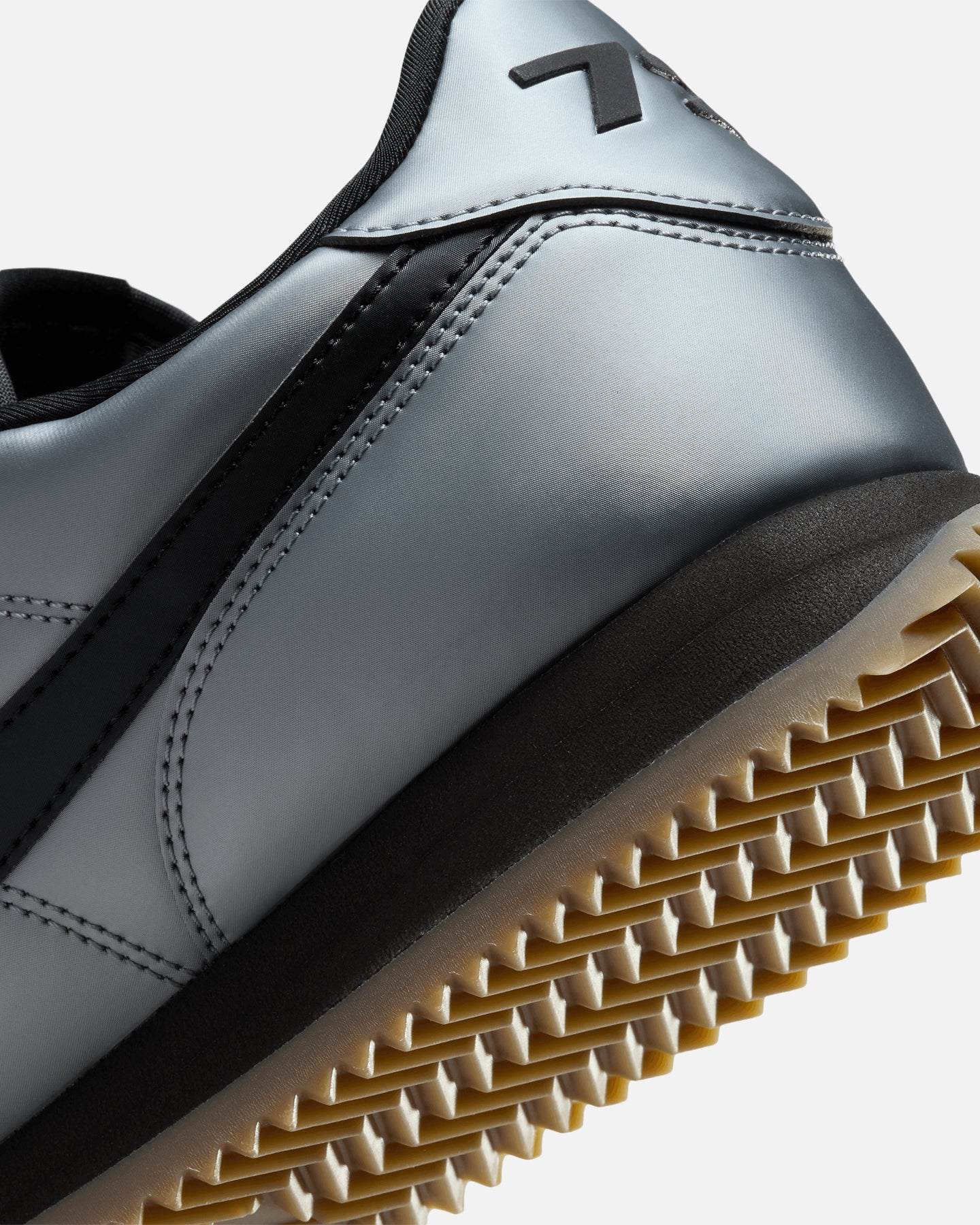 Nike Cortez SE Mtlc Cool Grey/Black-Gum Dark Brown - Image 8