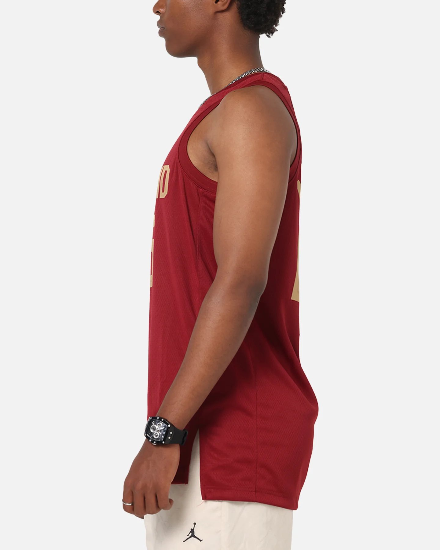 Nike Donovan Mitchell Cleveland Cavaliers #45 Icon Edition 2022/23 Nike Dri-Fit NBA Swingman Jersey Team Red - Image 6