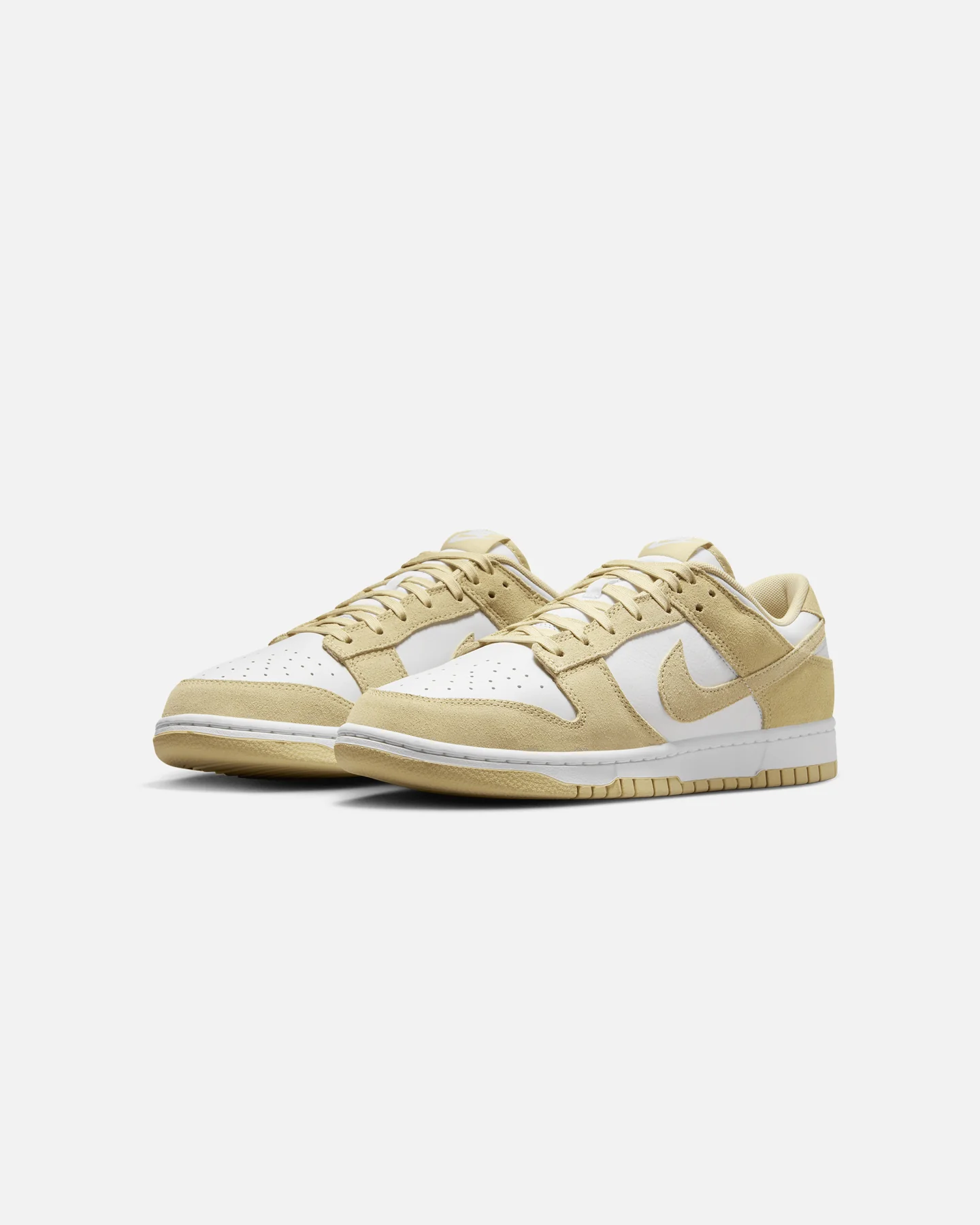 Nike Dunk Low Retro SE 'Team Gold Suede' White/Gold - Image 2