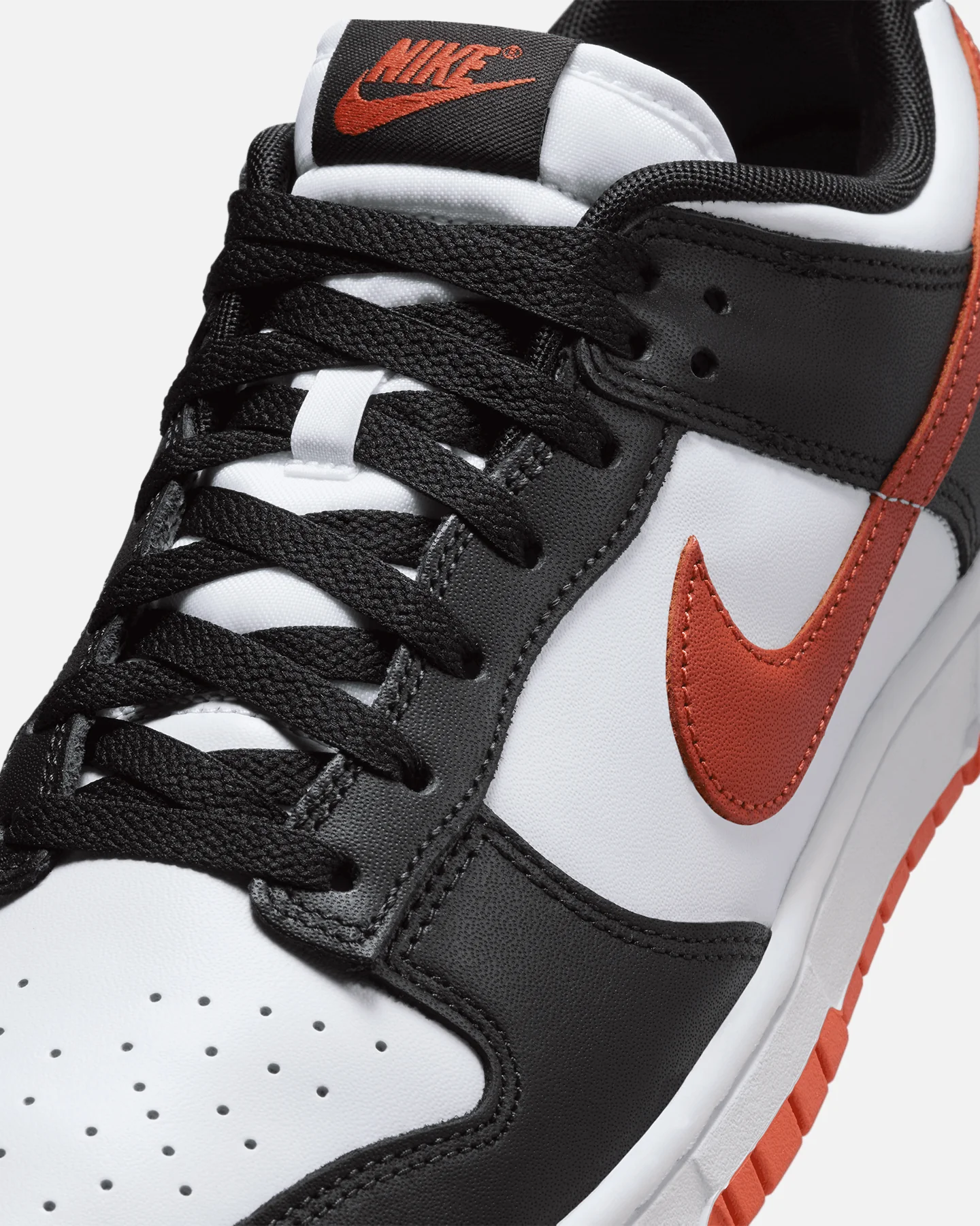 Nike Dunk Low Retro "Dragon Red" White/Dragon Red - Image 6