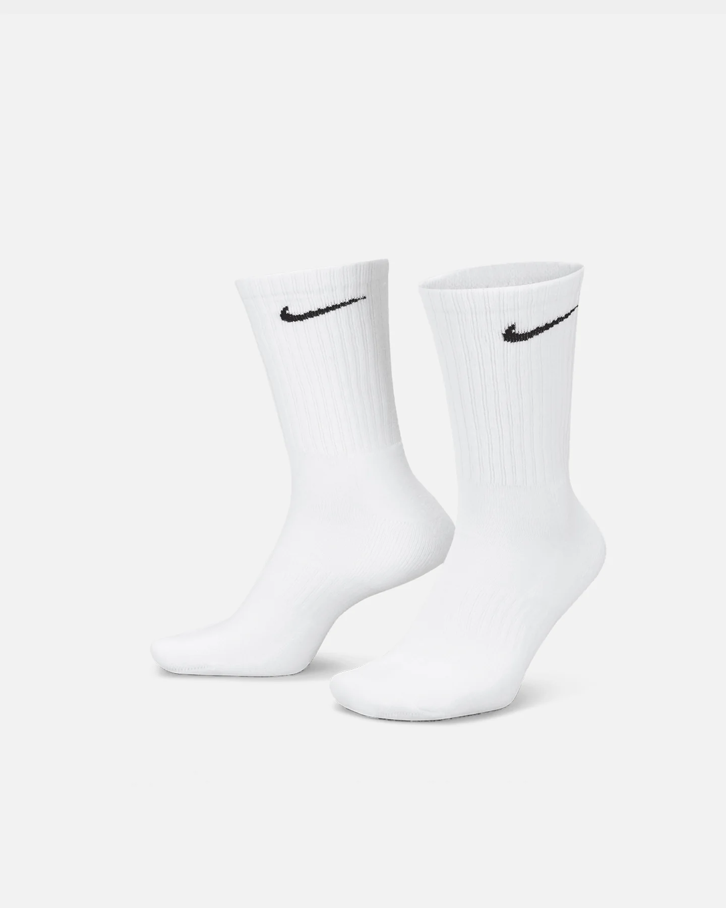 Nike Everday Cotton Cushioned Crew Socks 6 Pack White/Black - Image 3