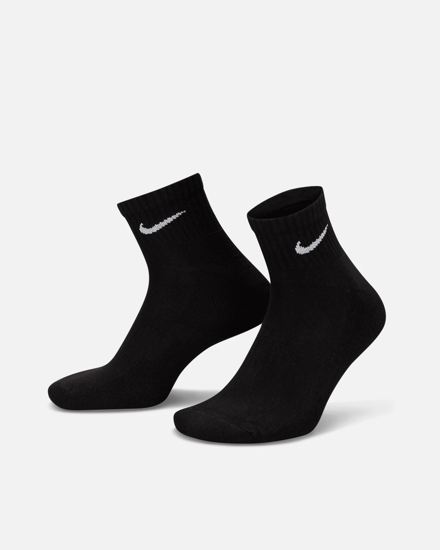 Nike Everyday Cotton Cushioned Ankle Socks 6 Pack Black/White - Image 3