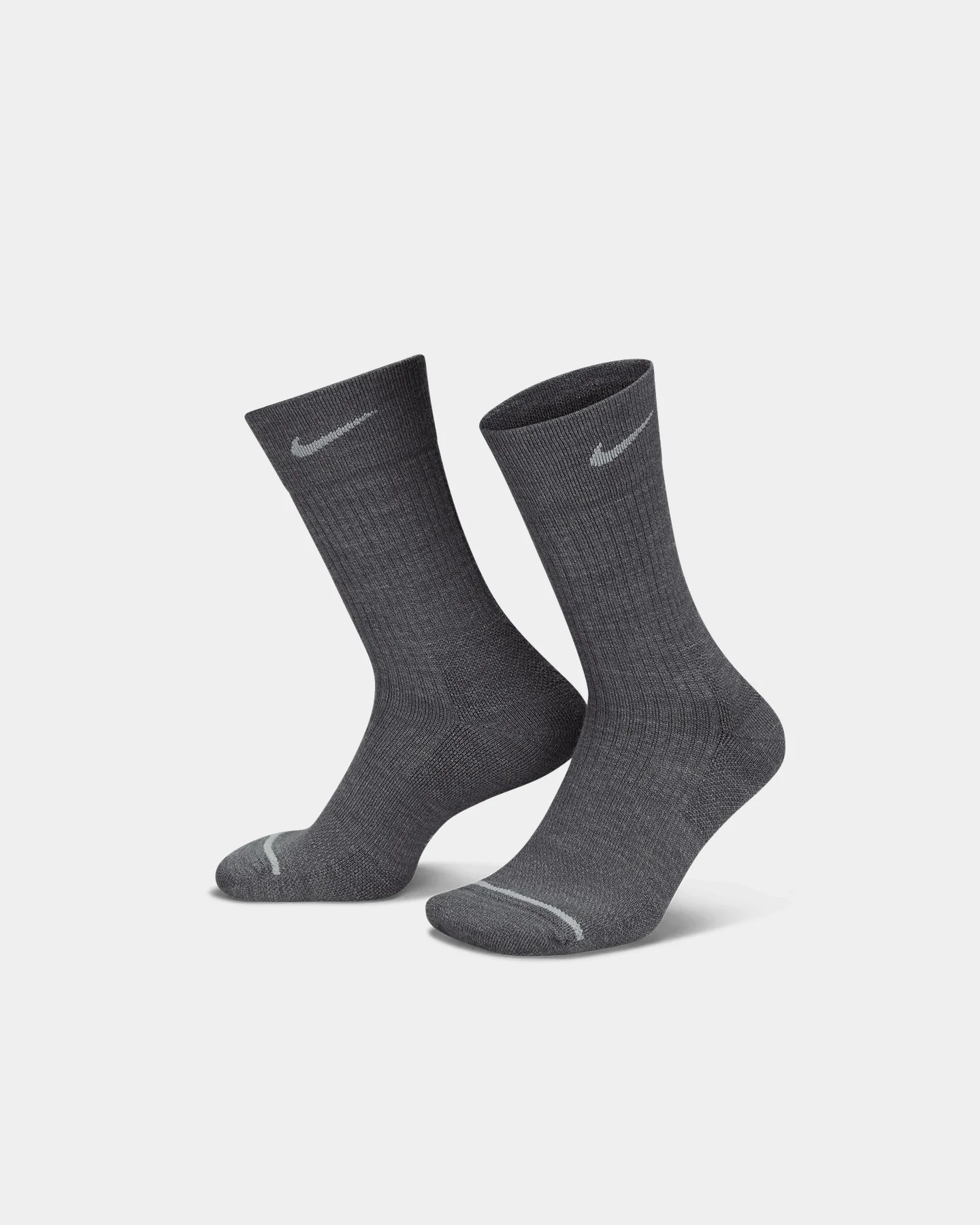 Nike Everyday Cush Crewcut Socks 2 Pack Iron Grey/Light - Image 2