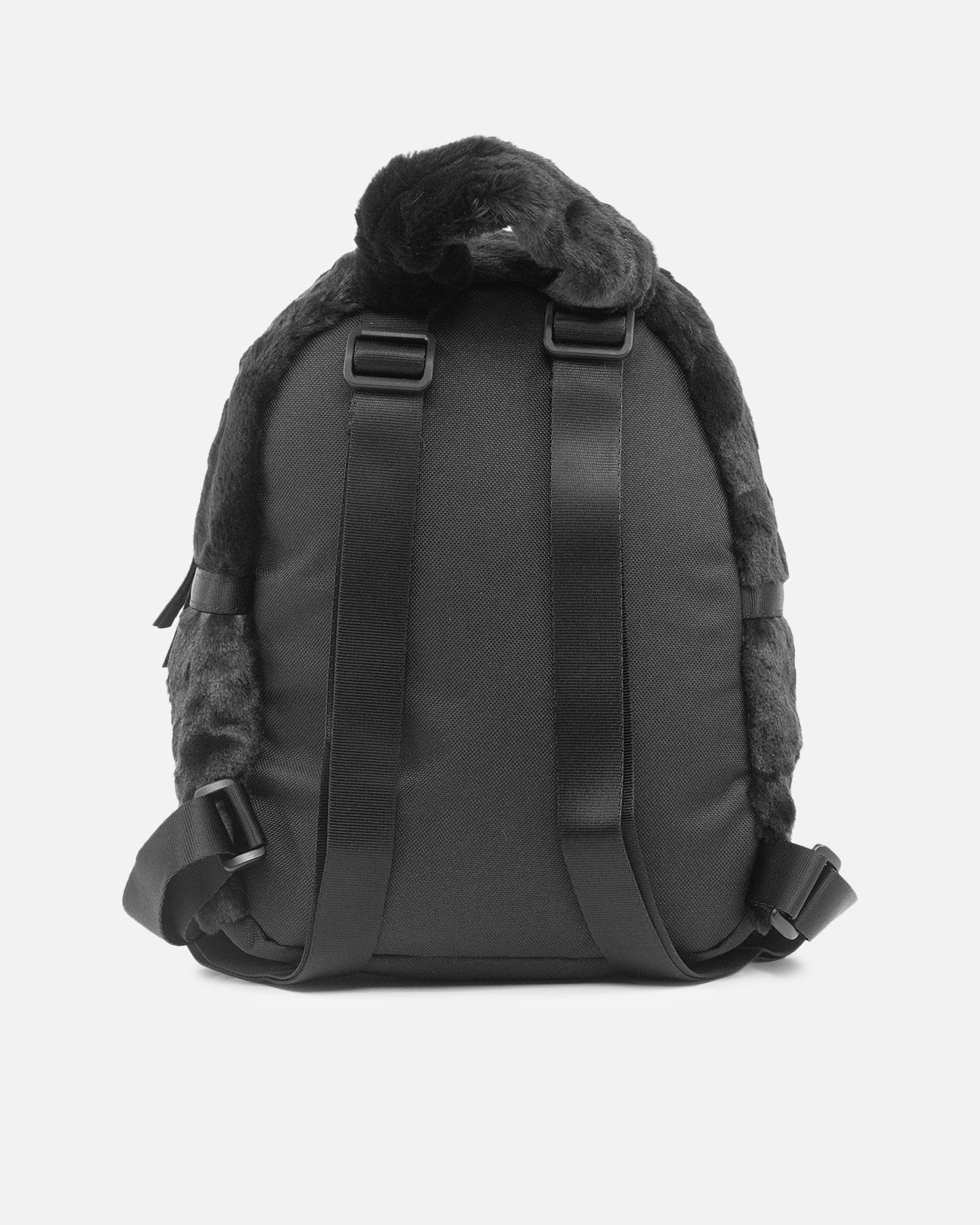 Nike Faux Fur Mini Backpack (6L) Black/Black - Image 3