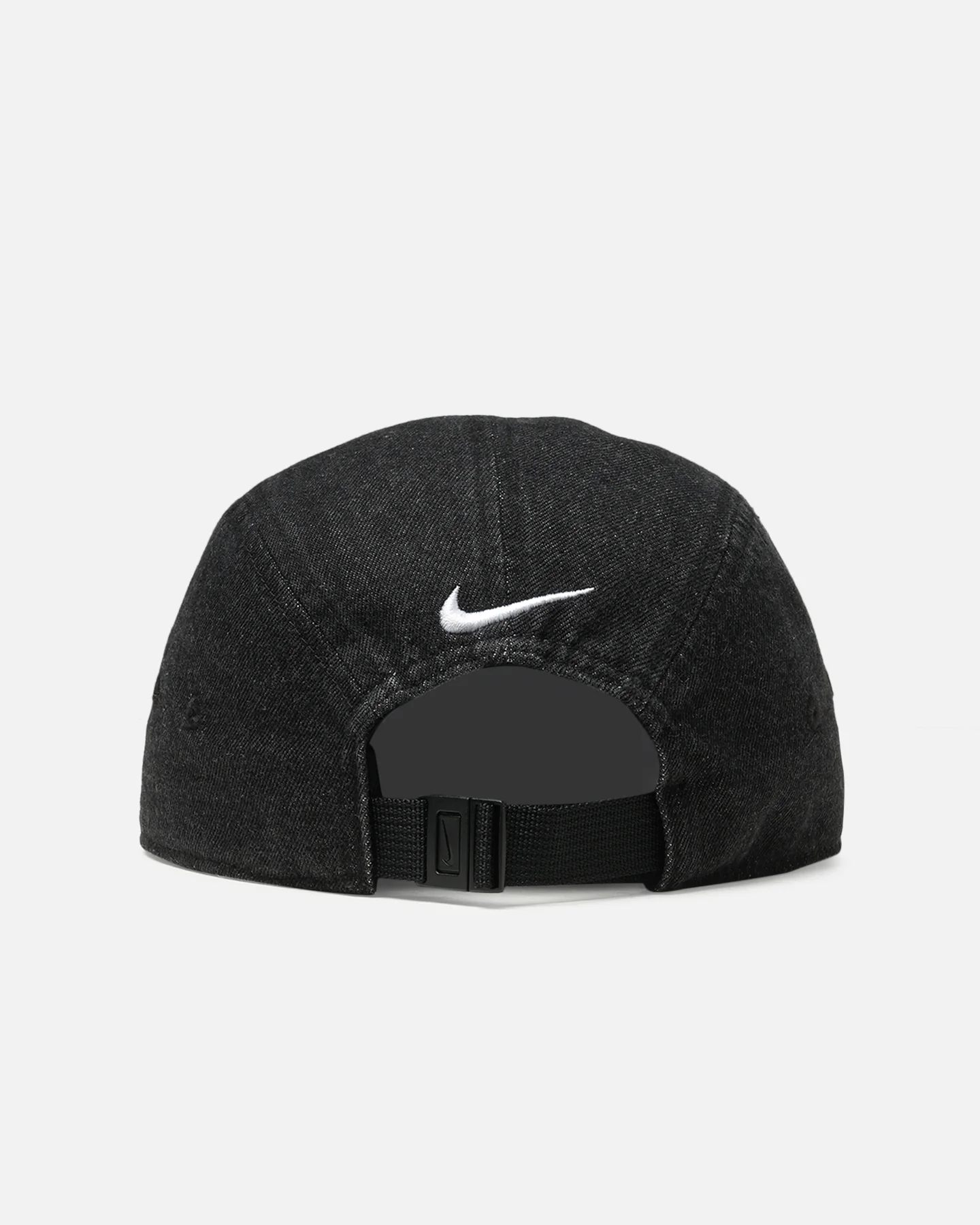 Nike Fly Unstructured Denim Strapback Cap Black/Black/White - Image 2