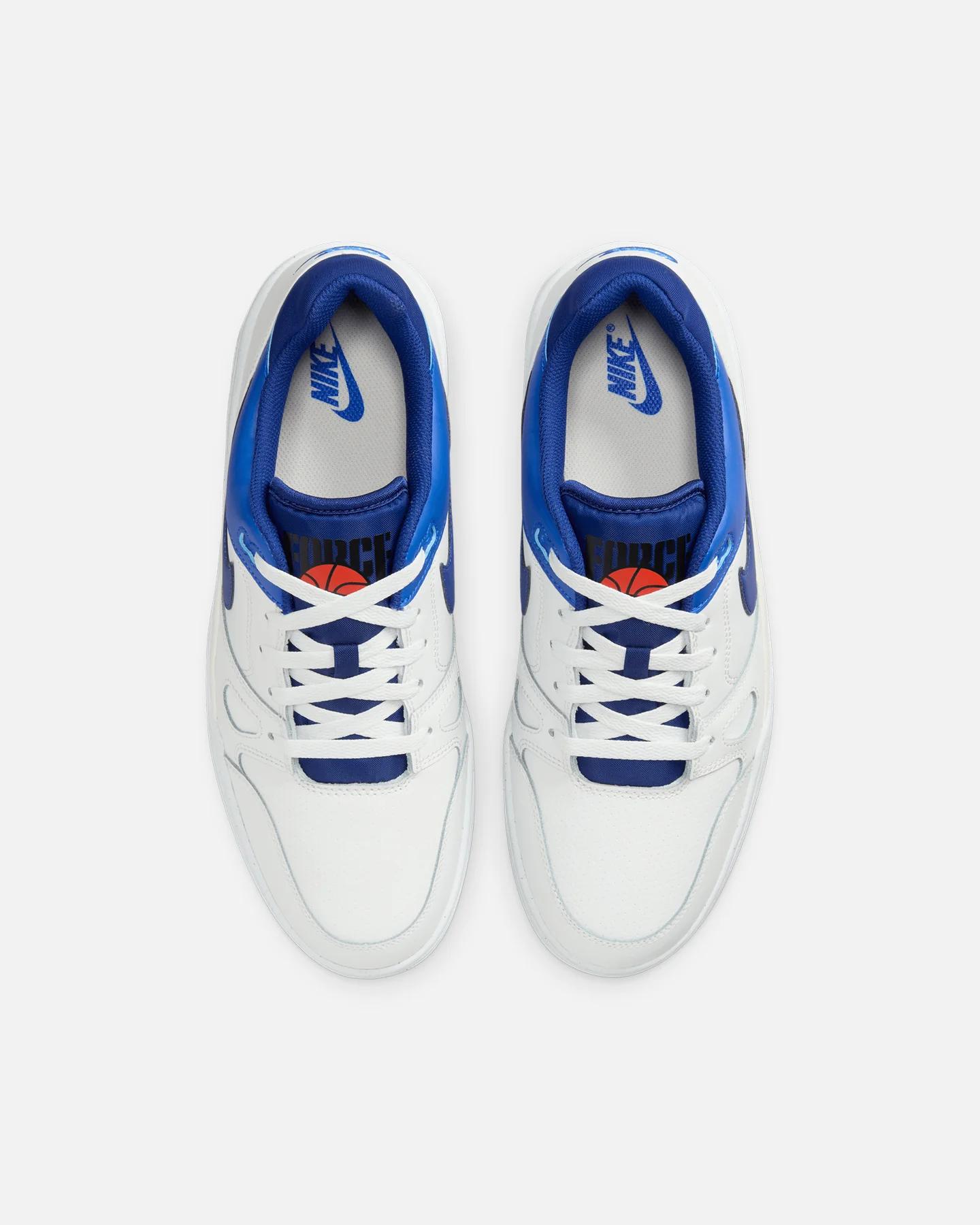 Nike Full Force Low Summit White/Deep Royal Blue - Image 7
