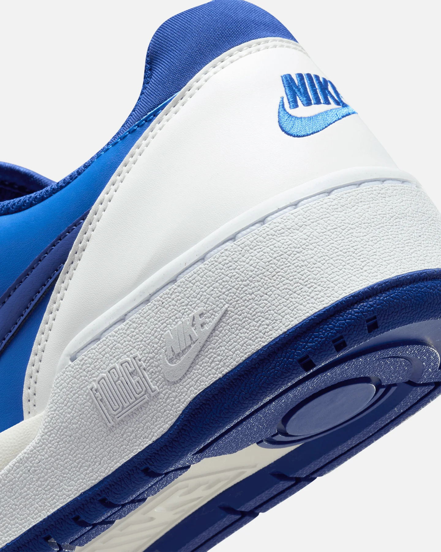 Nike Full Force Low Summit White/Deep Royal Blue - Image 8