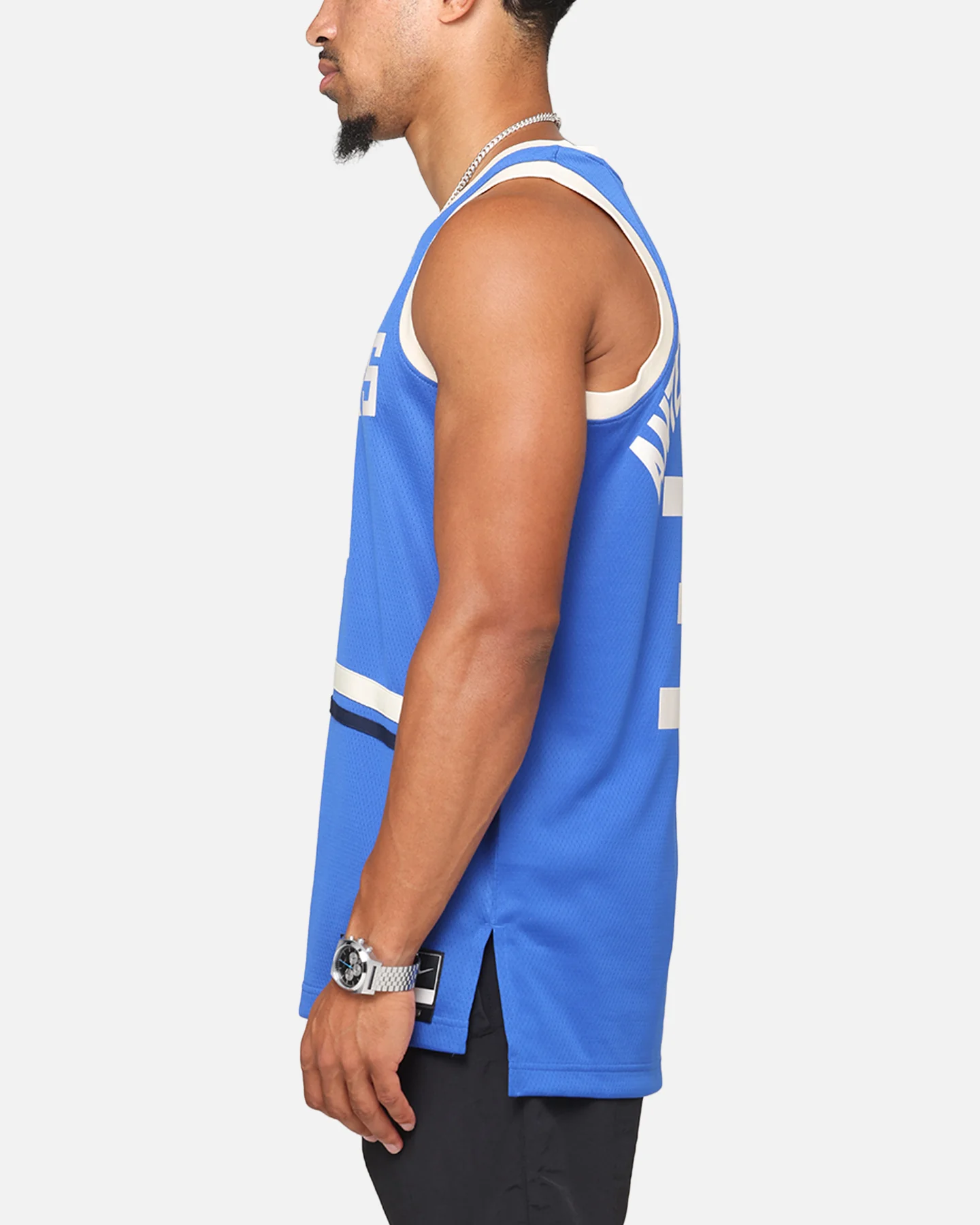 Nike Giannis Antetokounmpo Milwaukee Bucks #34 City Edition 2024/25 Nike Dri-Fit NBA Swingman Jersey Game Royal - Image 6