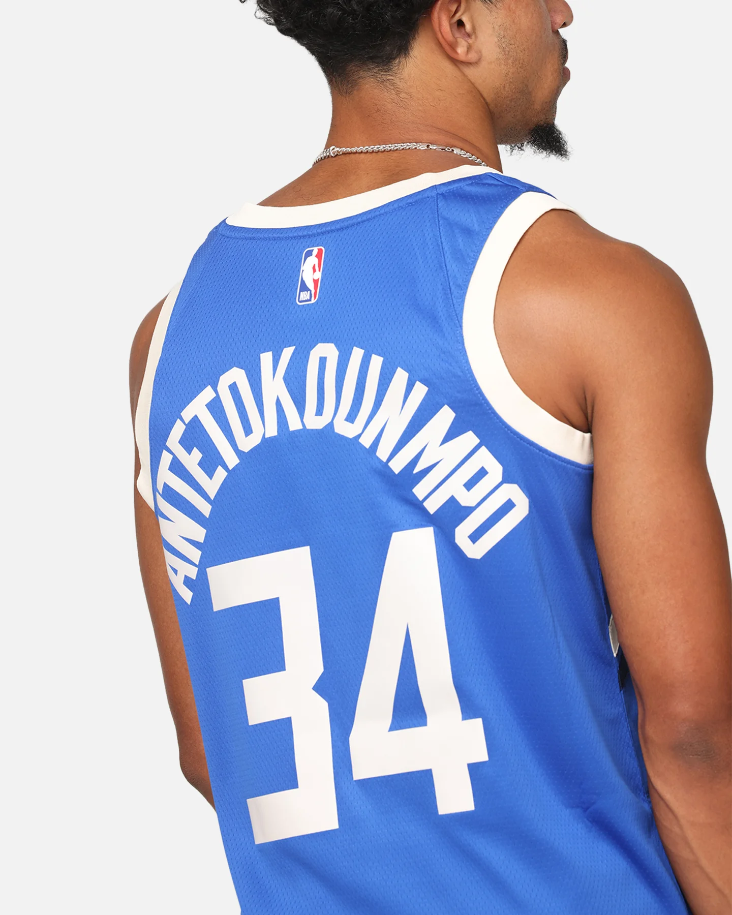 Nike Giannis Antetokounmpo Milwaukee Bucks #34 City Edition 2024/25 Nike Dri-Fit NBA Swingman Jersey Game Royal - Image 7