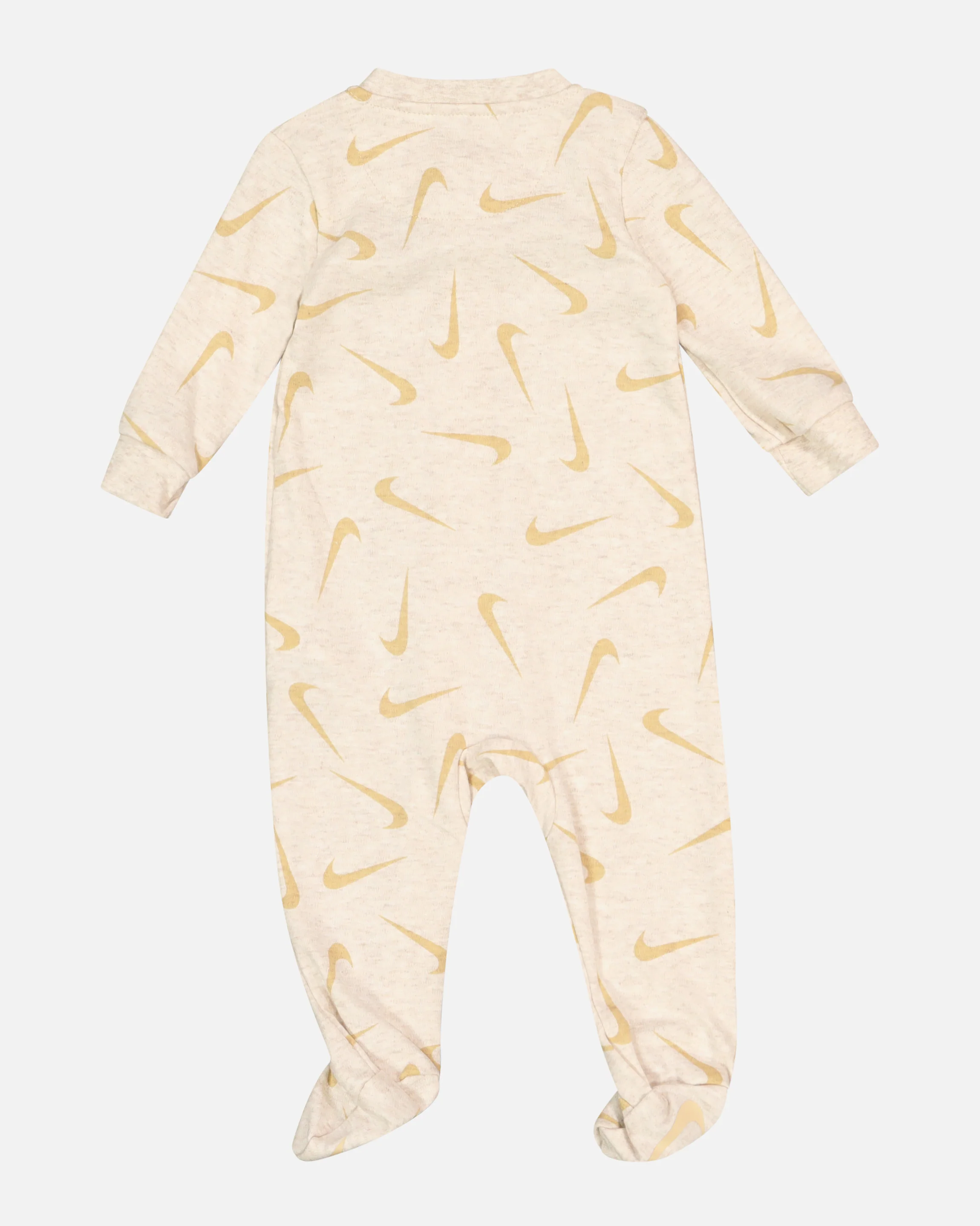 Nike Infants' Swooshfetti Footed Coverall Pale Ivory Heat - Image 2