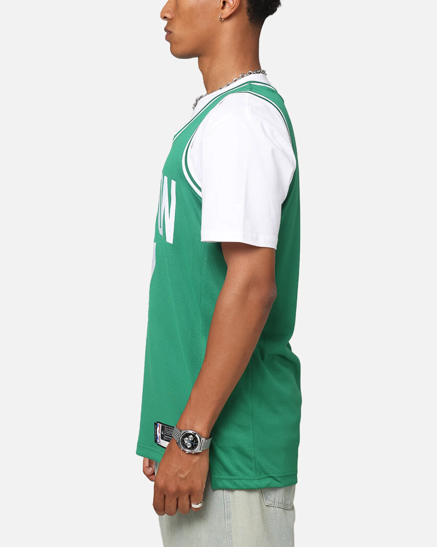 Nike Jaylen Brown Boston Celtics #7 Icon Edition 2022/23 Nike Dri-Fit NBA Swingman Jersey Clover - Image 6