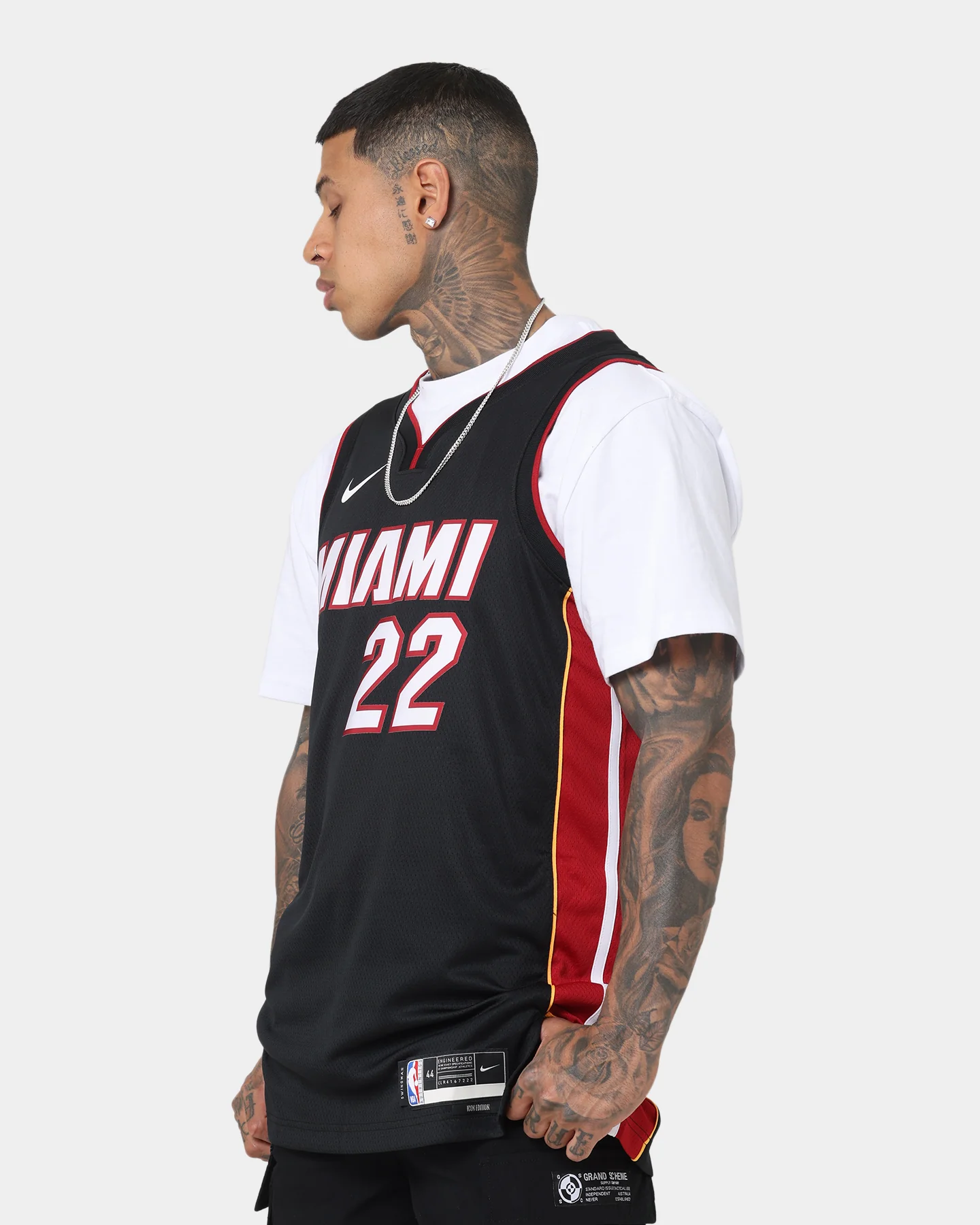Nike Jimmy Butler Miami Heat #2 Icon Edition 2022/23 Dri-FIT NBA Swingman Jersey Black - Image 7